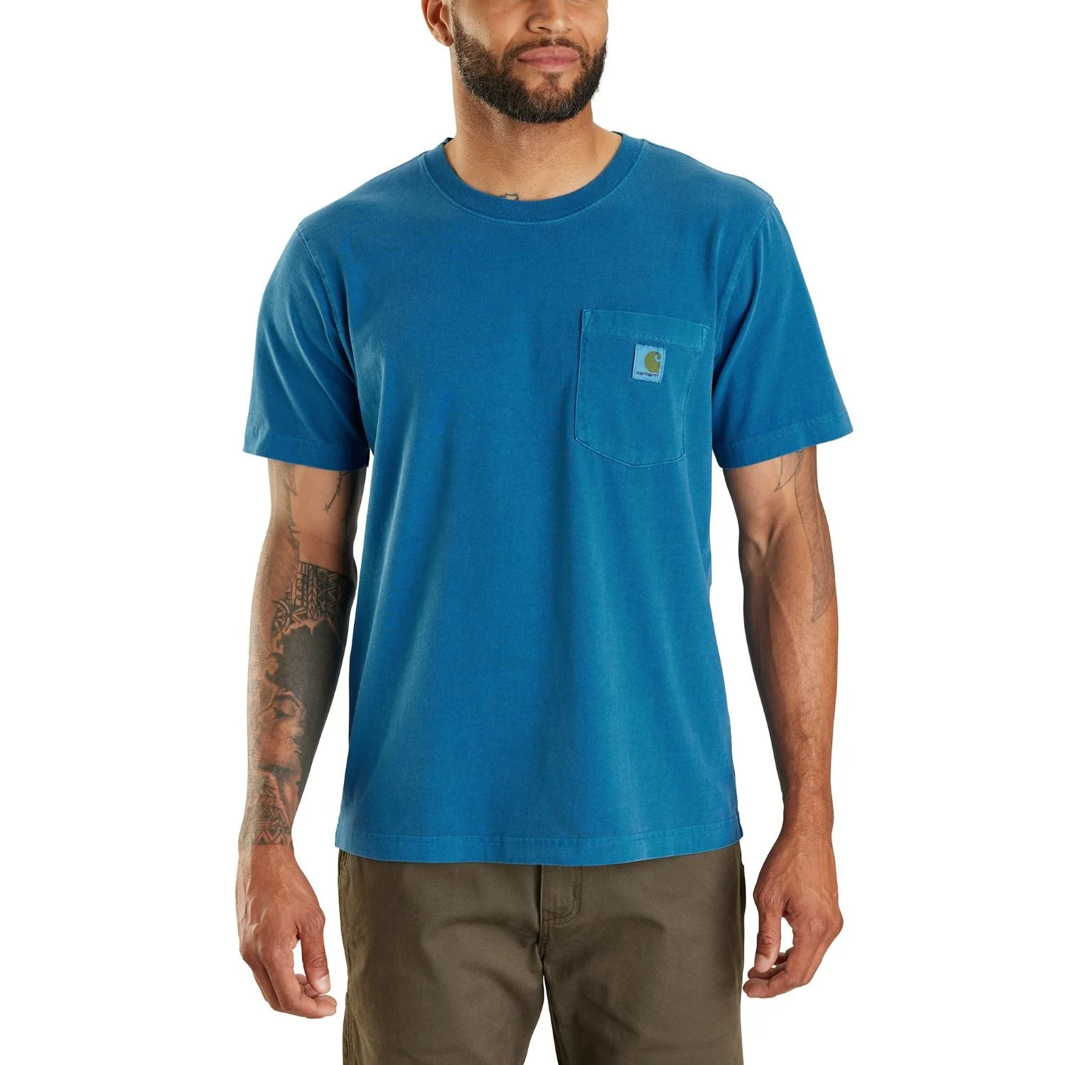 Carhartt Men's Re-Engineered Garment Dyed Pocket Short Sleeve T-Shirt- - Image 23