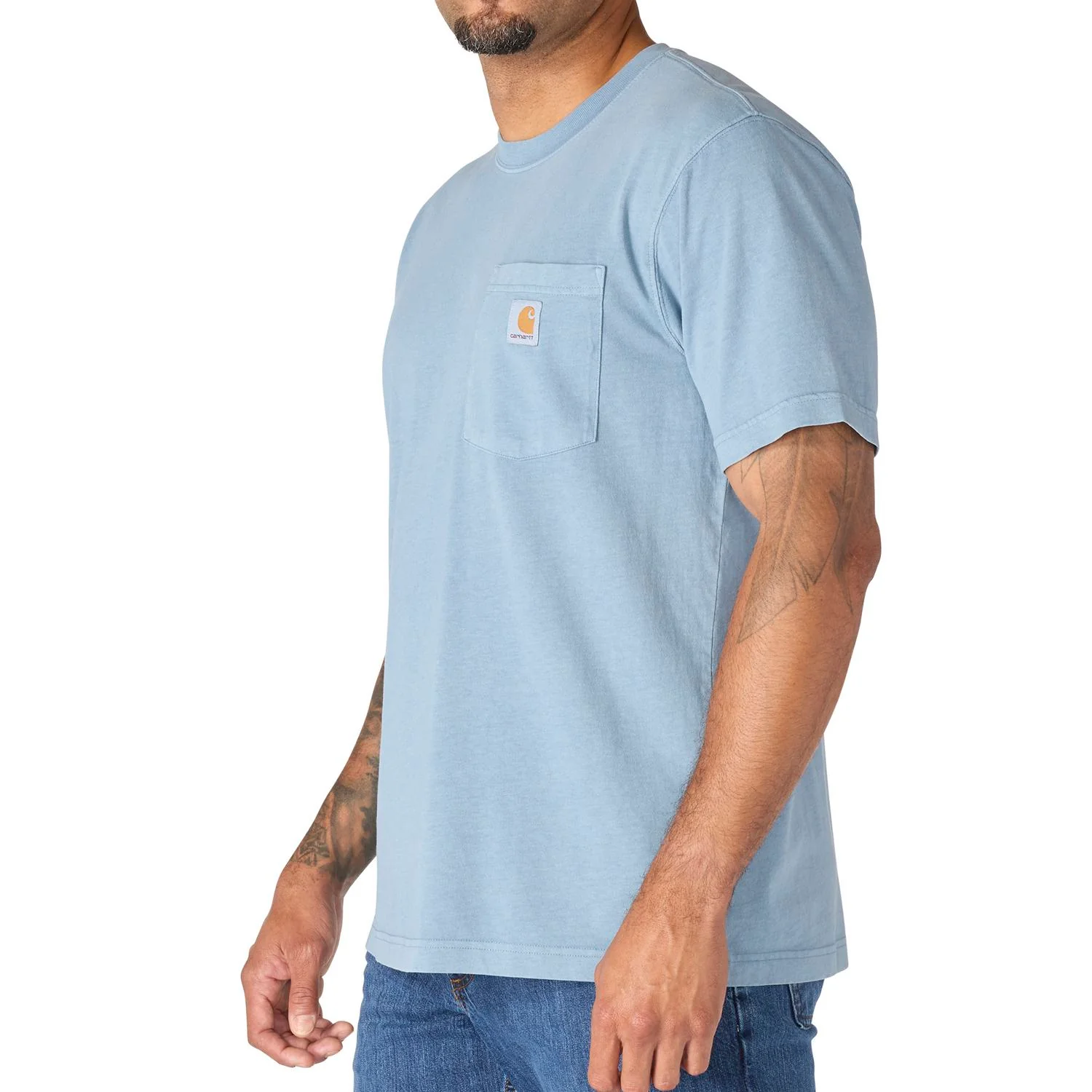 Carhartt Men's Re-Engineered Garment Dyed Pocket Short Sleeve T-Shirt- - Image 7