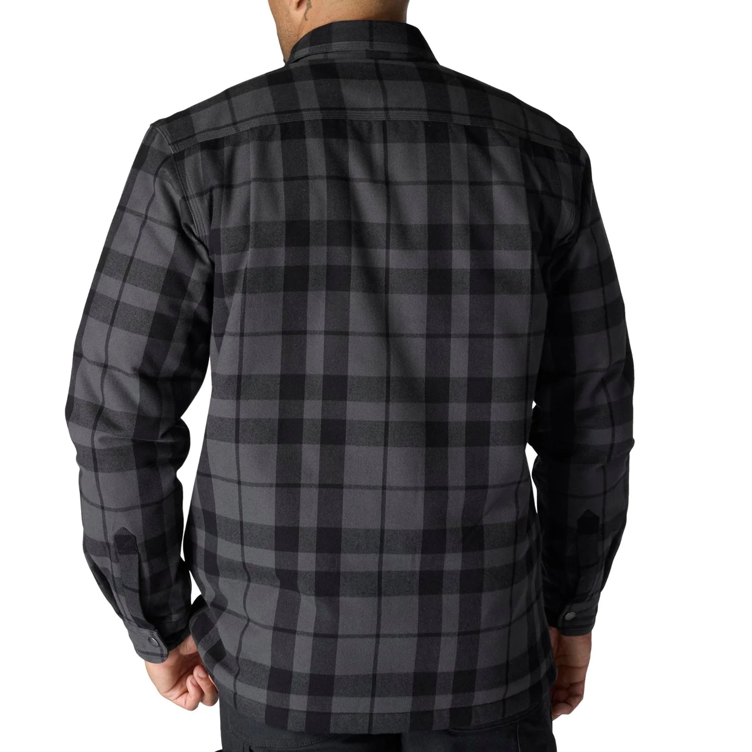 Carhartt Men's Relaxed Fit Sherpa-Lined Long Sleeve Flannel Shirt Jac - Image 7