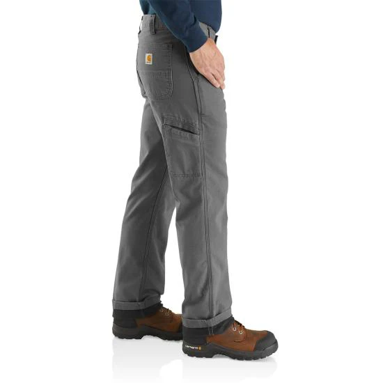 Carhartt Men's Flannel Lined Rugged Flex® Rigby Dungaree - Image 2