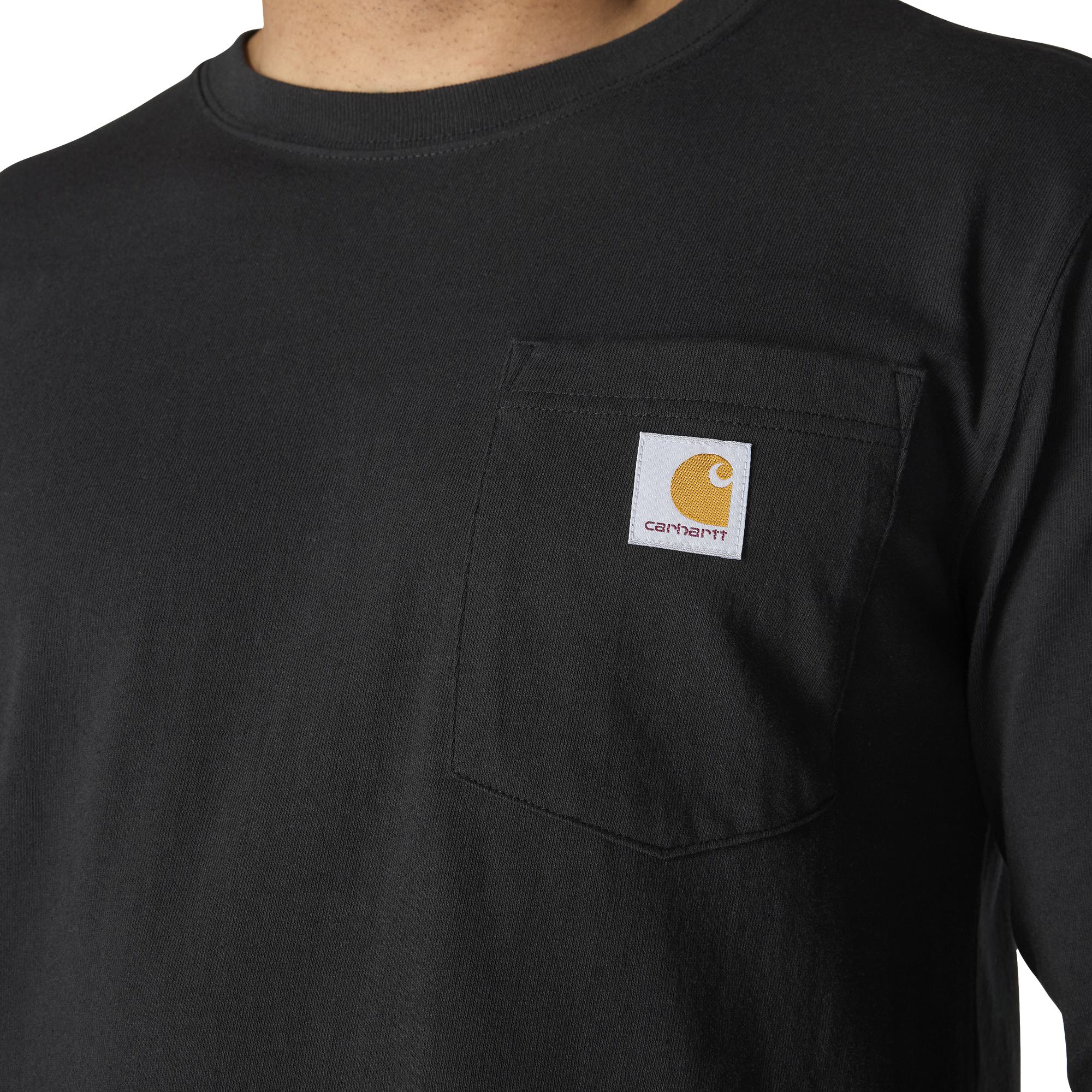 Carhartt Men's Relaxed Fit Heavyweight Pocket Long Sleeve Graphic T-Shirt - Image 11