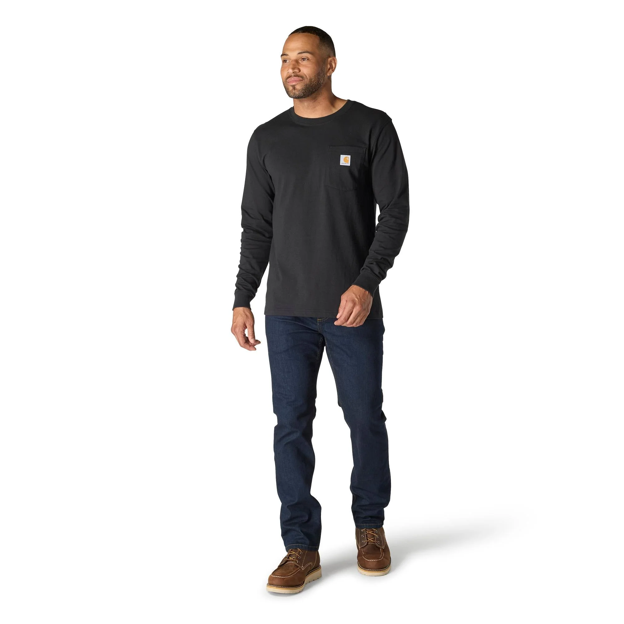 Carhartt Men's Relaxed Fit Heavyweight Pocket Long Sleeve Graphic T-Shirt - Image 12