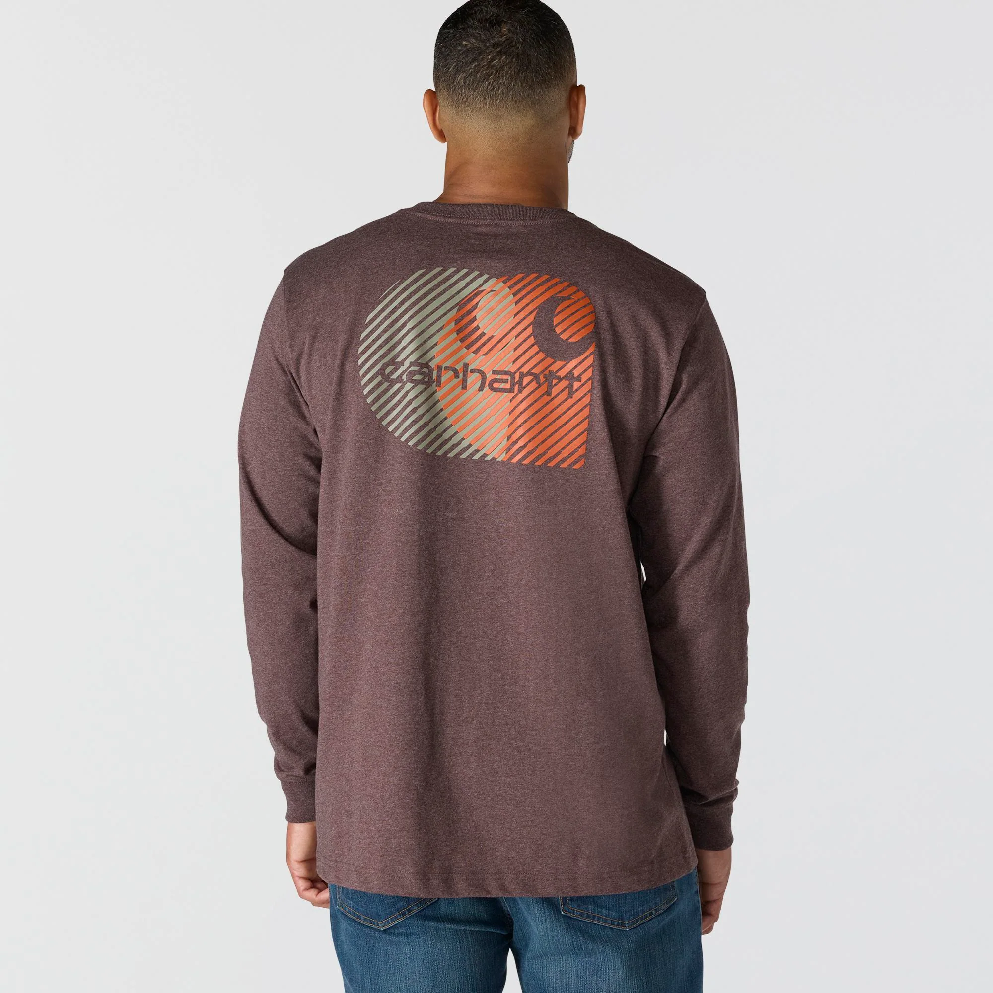 Carhartt Men's Relaxed Fit Heavyweight Pocket Long Sleeve Graphic T-Shirt - Image 2