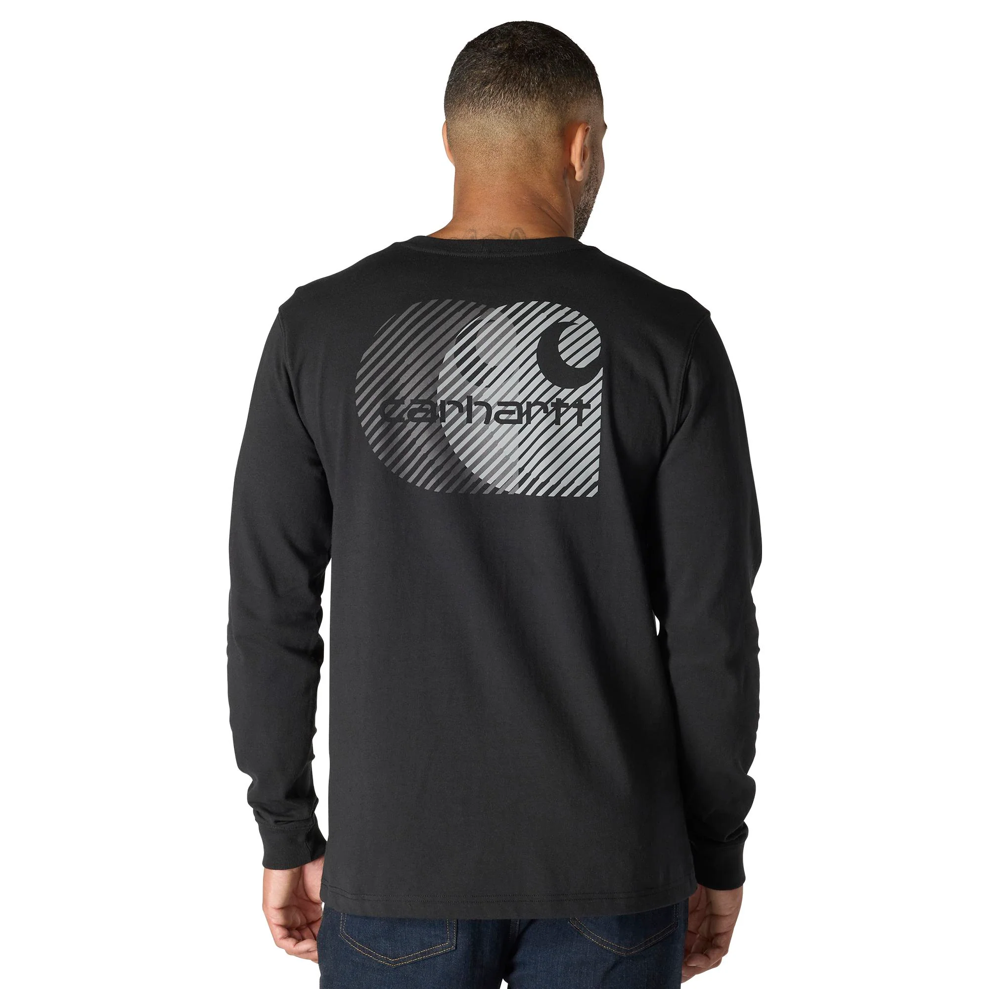 Carhartt Men's Relaxed Fit Heavyweight Pocket Long Sleeve Graphic T-Shirt - Image 8