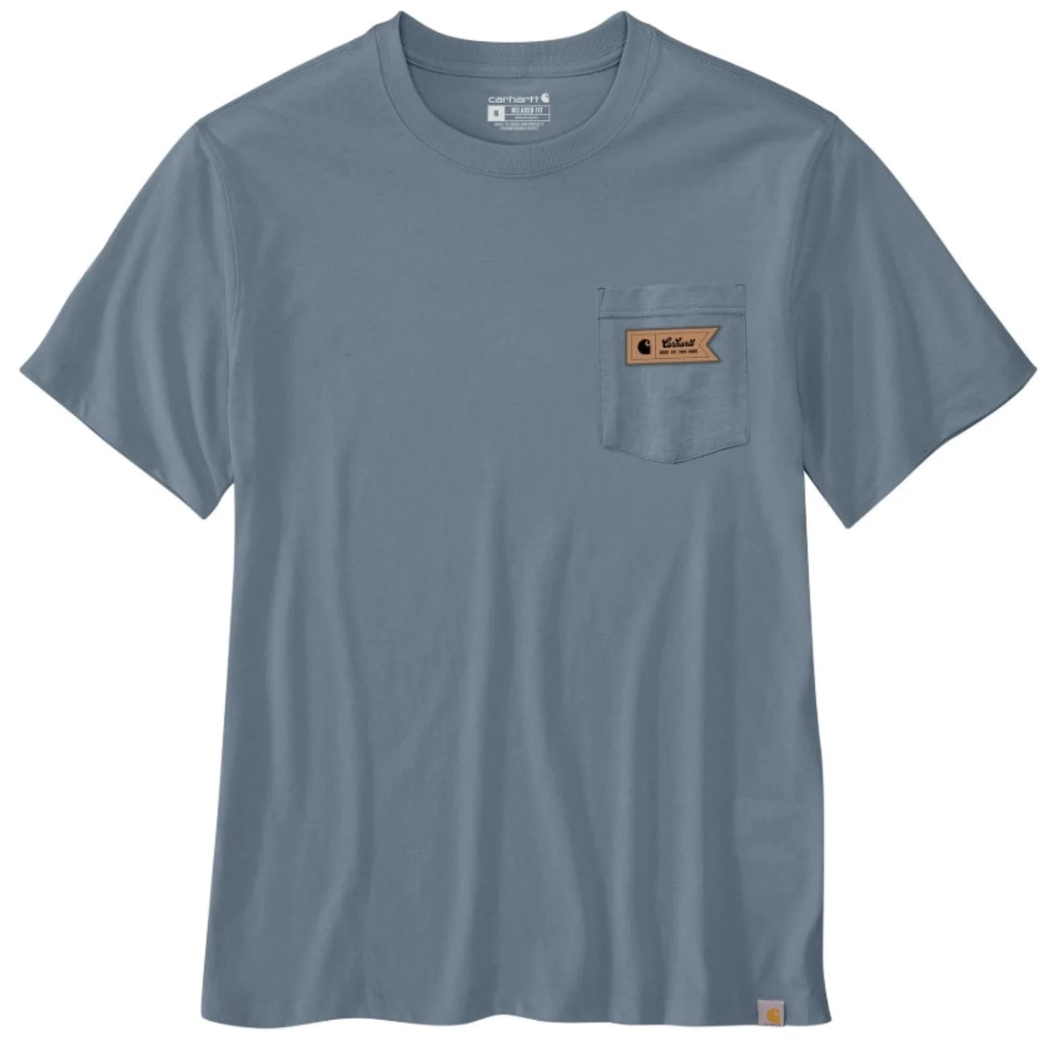 Carhartt Men's Relaxed Fit Pocket Script Short Sleeve Graphic T-Shirt