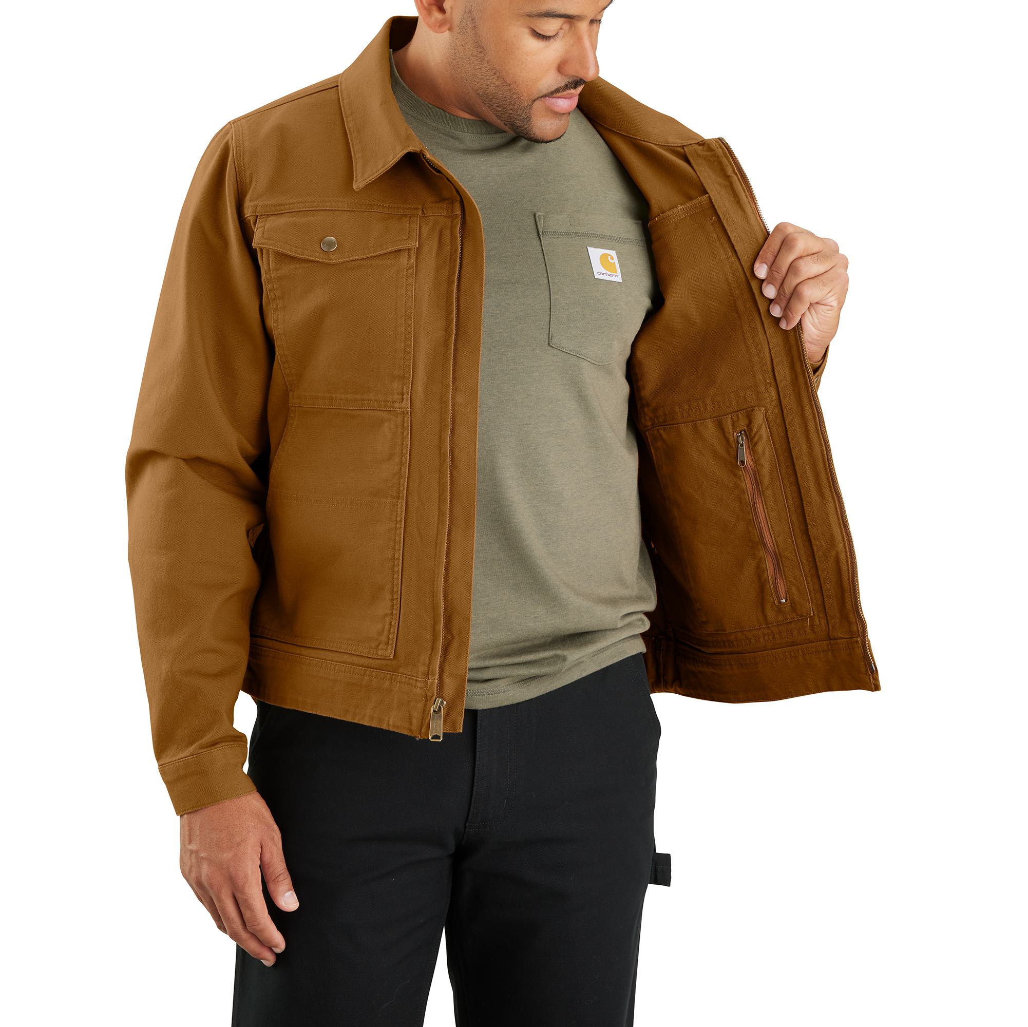 Carhartt Men's Rugged Flex® Duck Berwick 6-Pocket Zip Jacket - Image 3