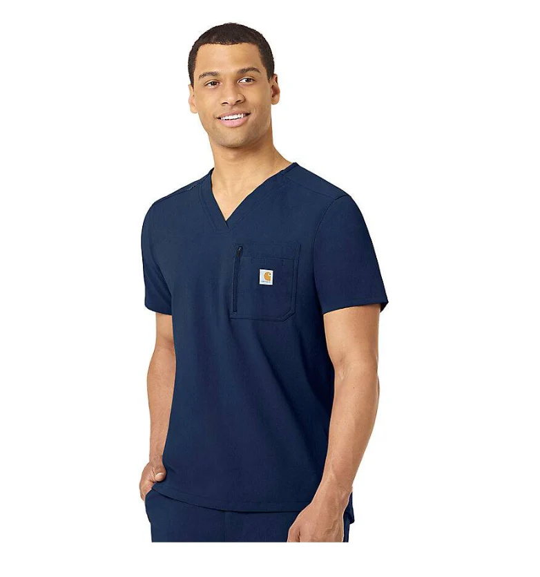Carhartt Men's Rugged Flex® Modern-Fit Tuck-In Scrub Top - Image 4