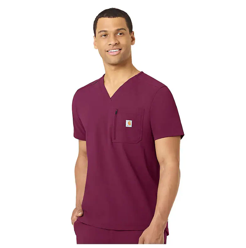 Carhartt Men's Rugged Flex® Modern-Fit Tuck-In Scrub Top - Image 7