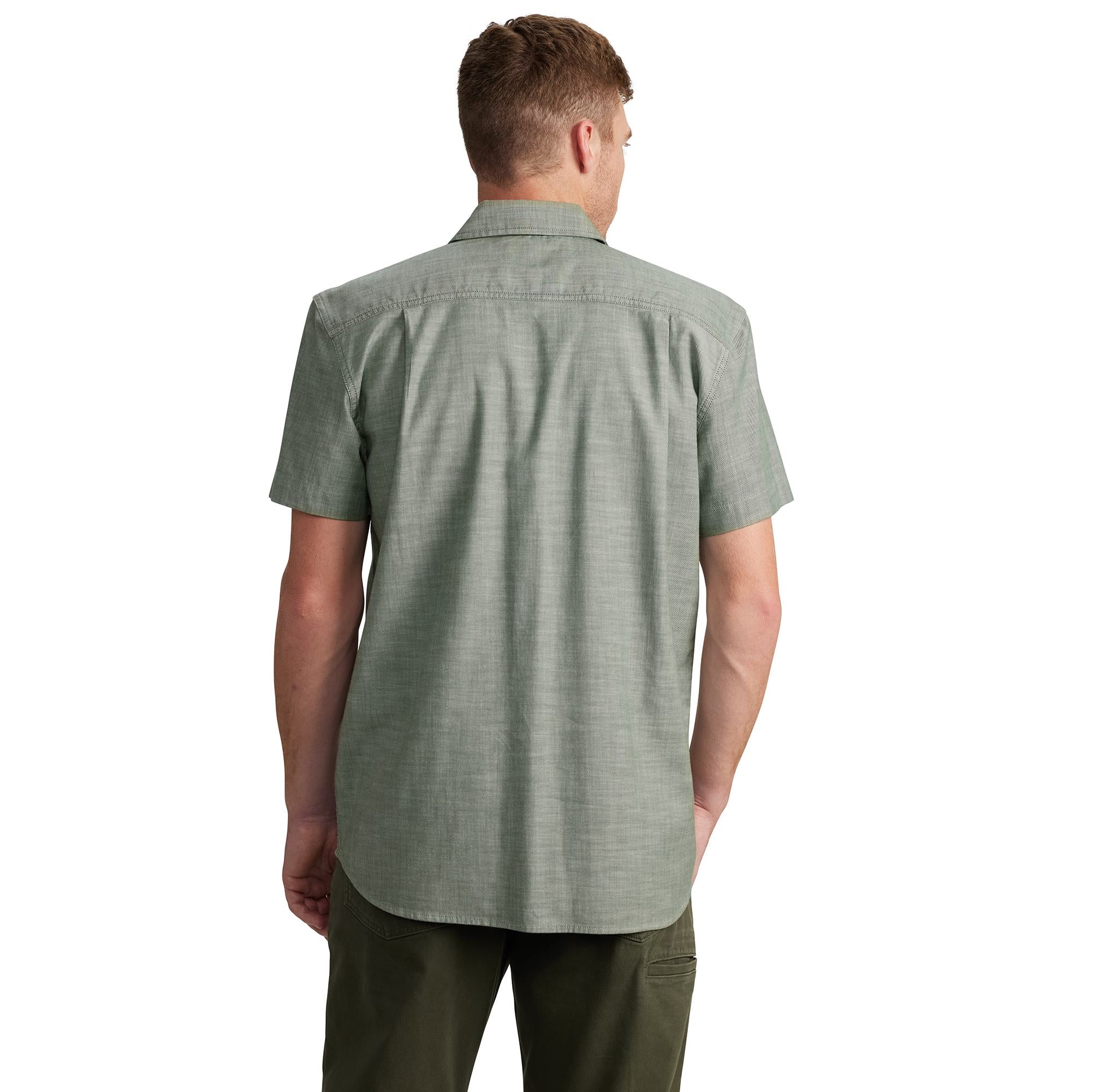 Carhartt Men's Rugged Flex Relaxed Fit Button-Down Short Sleeve Work Shirt - Image 2