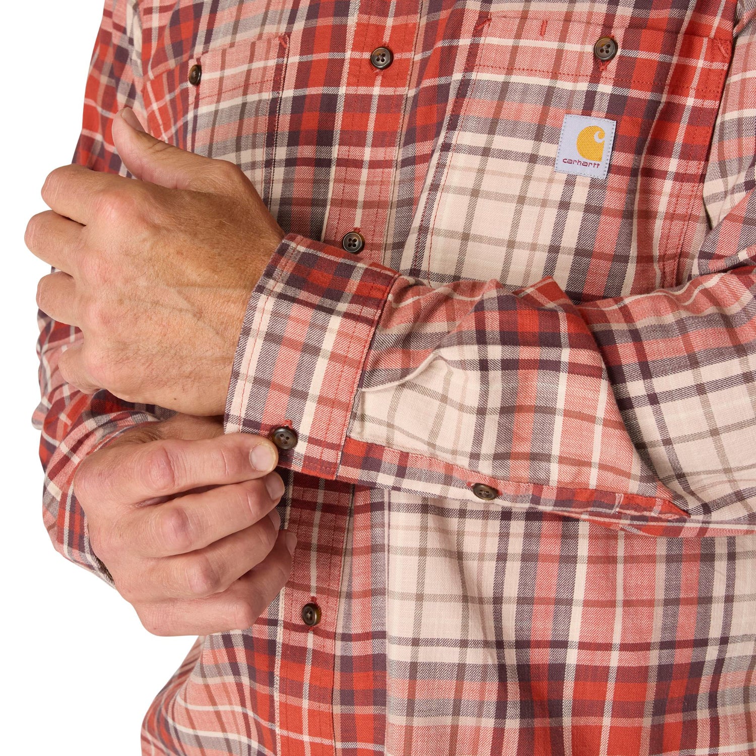 Carhartt Men's Rugged Flex® Relaxed Fit Lightweight Long Sleeve Work Shirt - Image 11
