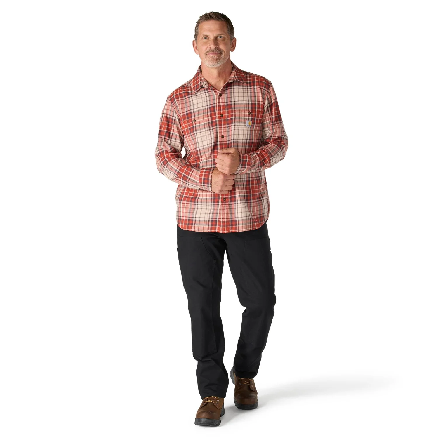 Carhartt Men's Rugged Flex® Relaxed Fit Lightweight Long Sleeve Work Shirt - Image 8