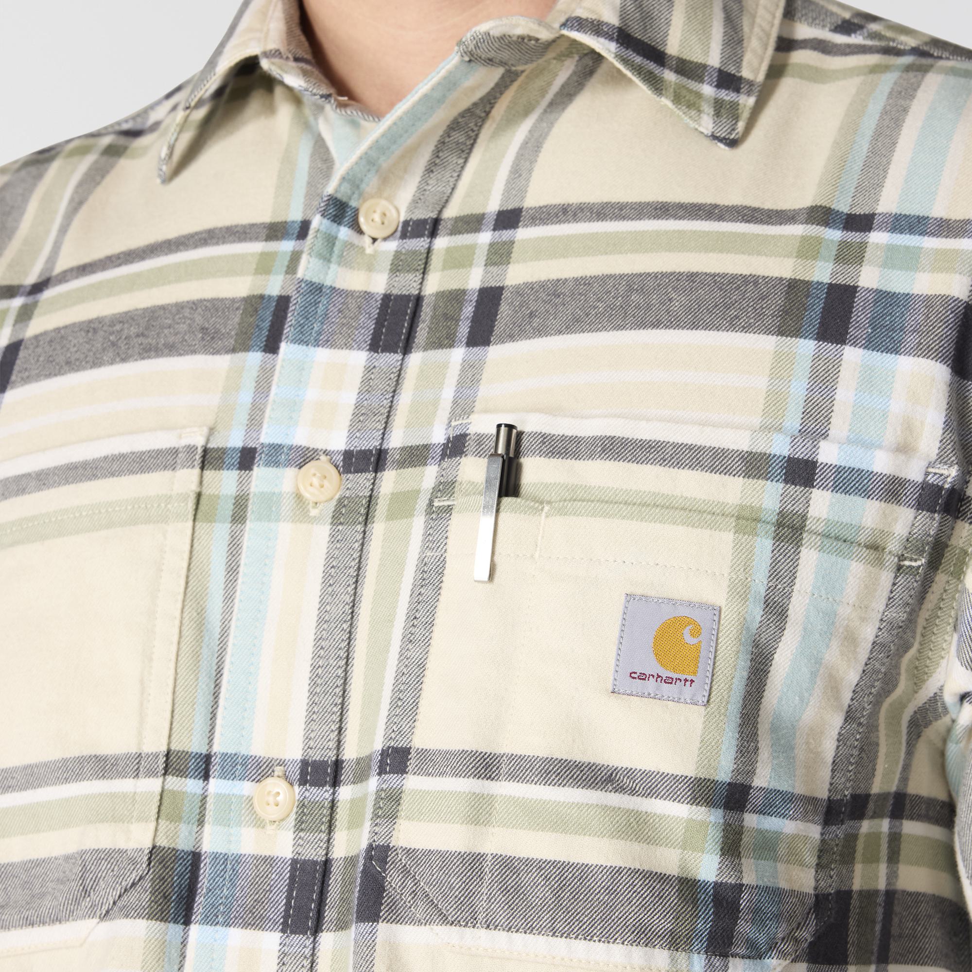 Carhartt Men's Rugged Flexâ„¢ Relaxed Fit Midweight Flannel Plaid Work Shirt - Image 2