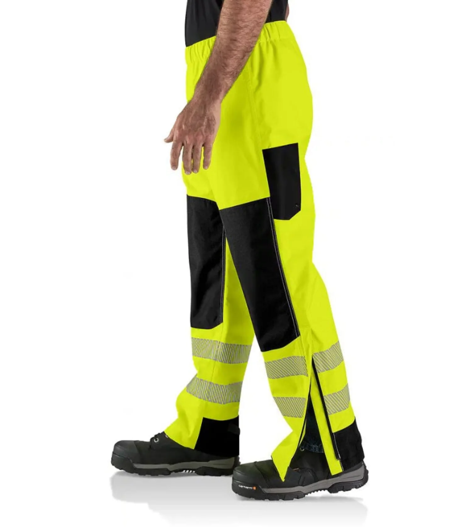 Carhartt Men's Storm Defender Waterproof Hi-Vis Double-Front Pant - Image 3
