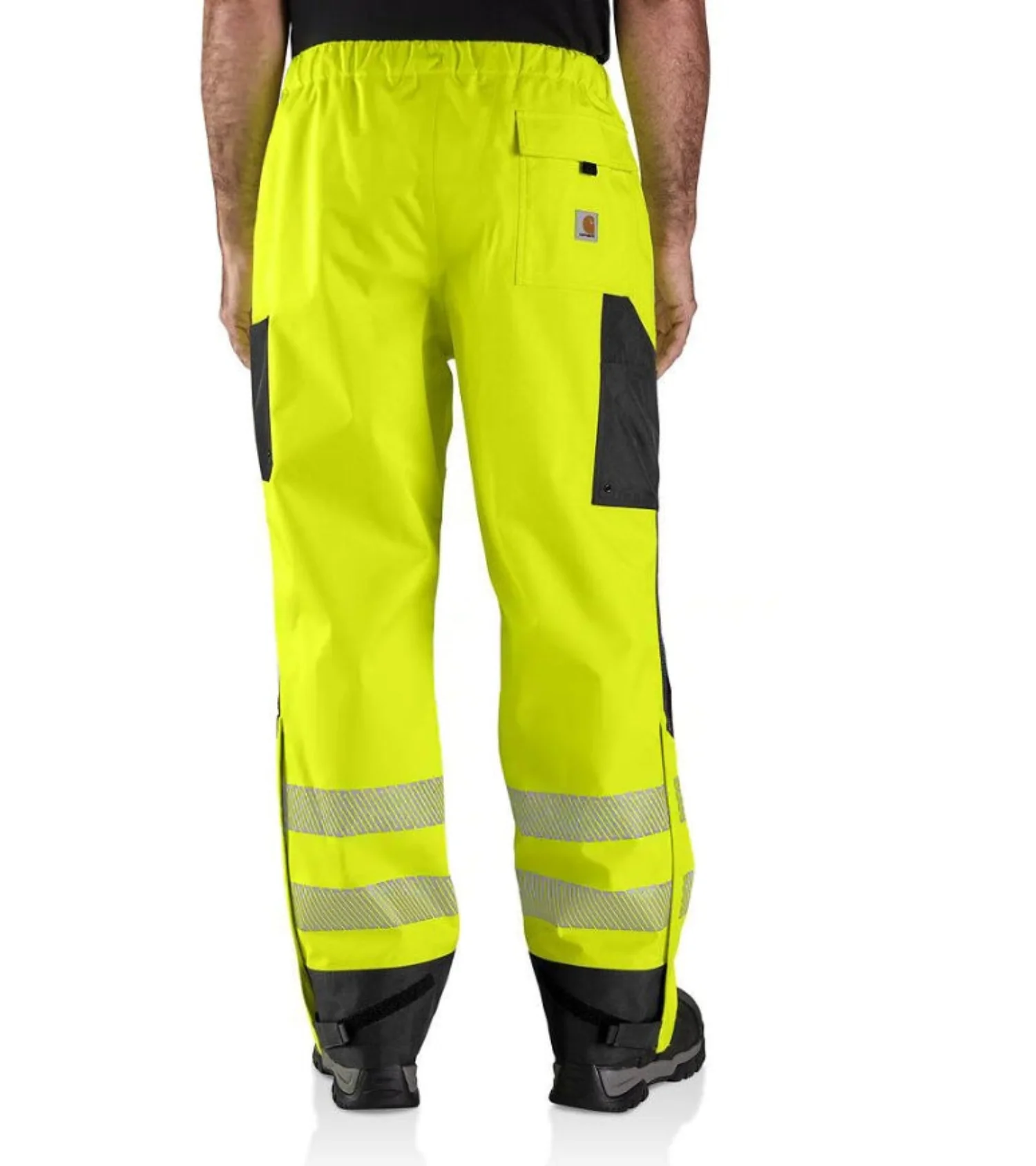 Carhartt Men's Storm Defender Waterproof Hi-Vis Double-Front Pant - Image 4