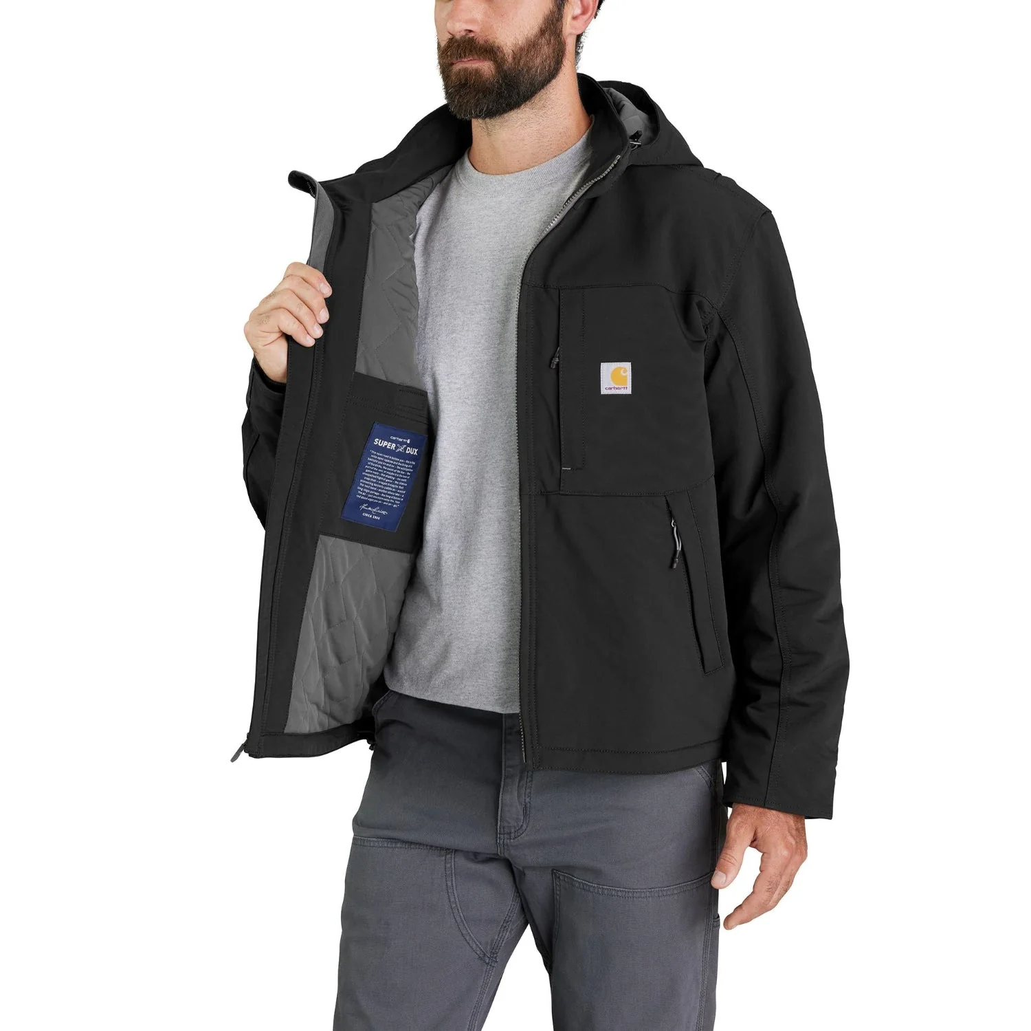 Carhartt Men's Super Dux® Relaxed Fit Insulated Hooded Jacket - Image 4