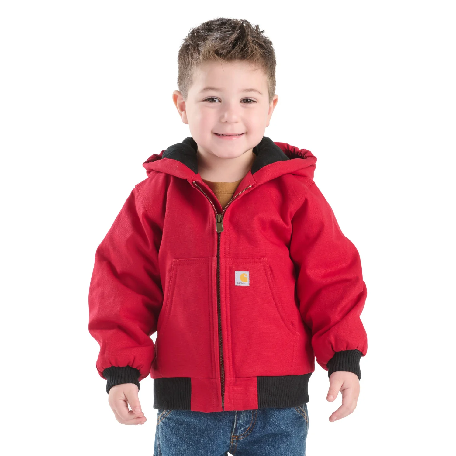 Carhartt Kids' Canvas Insulated Hooded Active Jacket