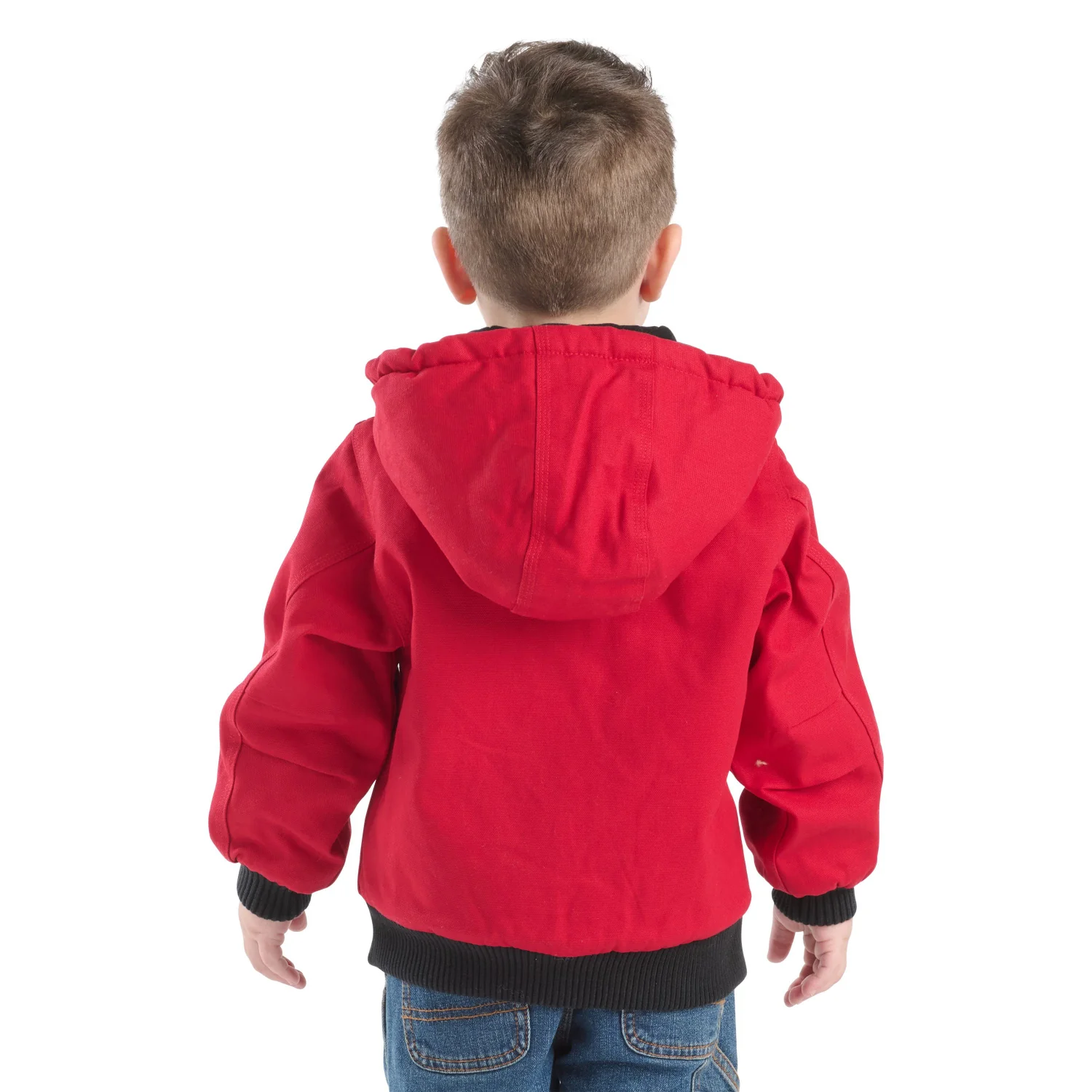 Carhartt Kids' Canvas Insulated Hooded Active Jacket - Image 4