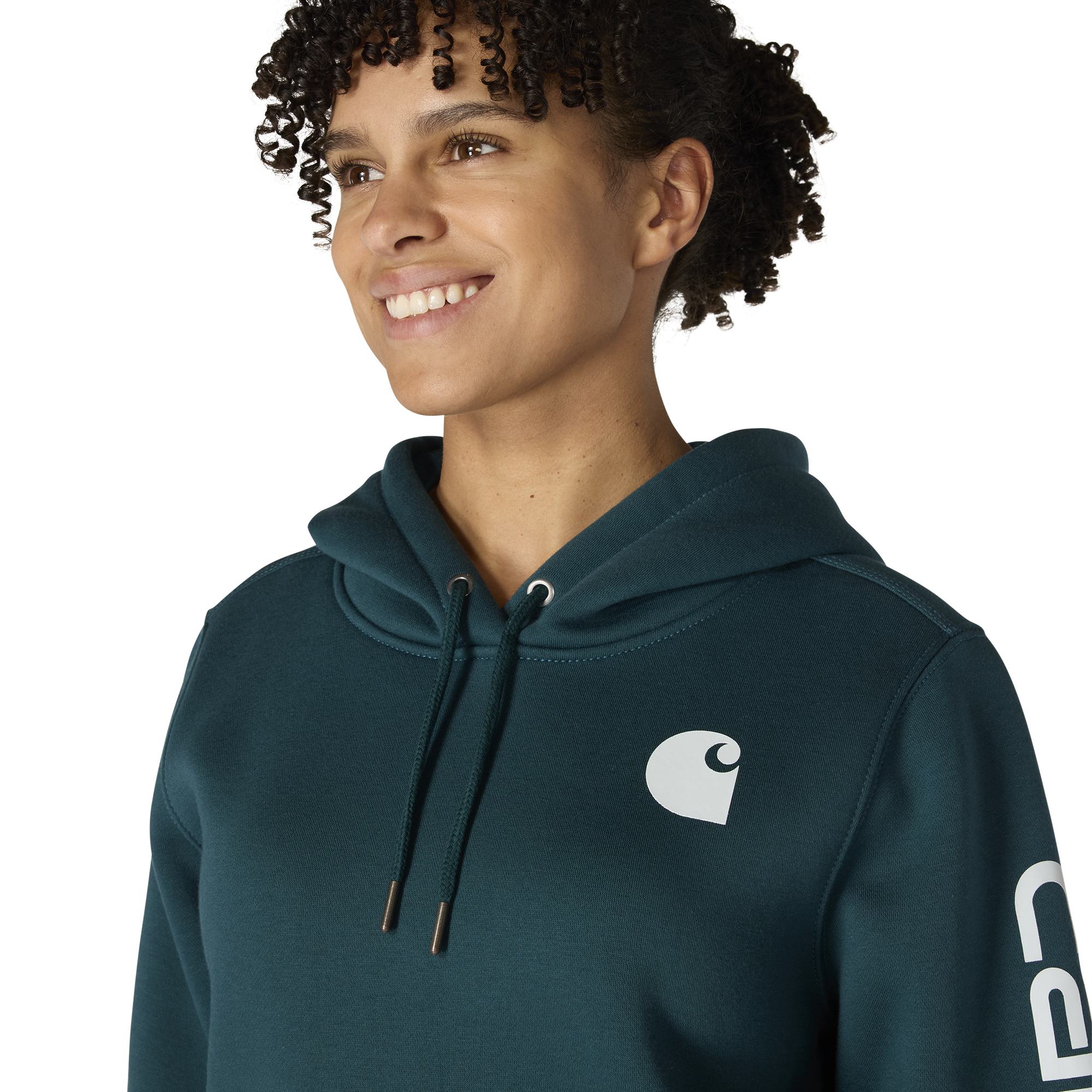 Carhartt Women's Clarksburg Graphic Sleeve Hoodie - Image 23