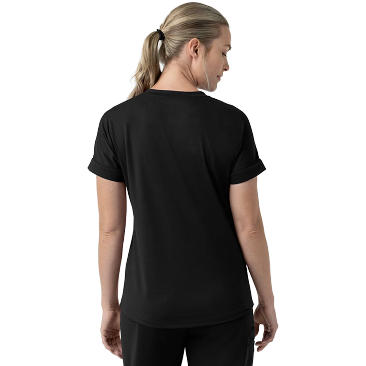 Carhartt Women's Force Cross-Flex Knit V-Neck Scrub Top - Image 2
