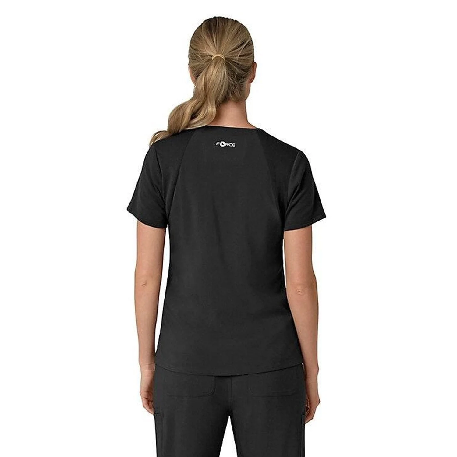 Carhartt Women's Force Flex Panel V-Neck Scrub Top - Image 2