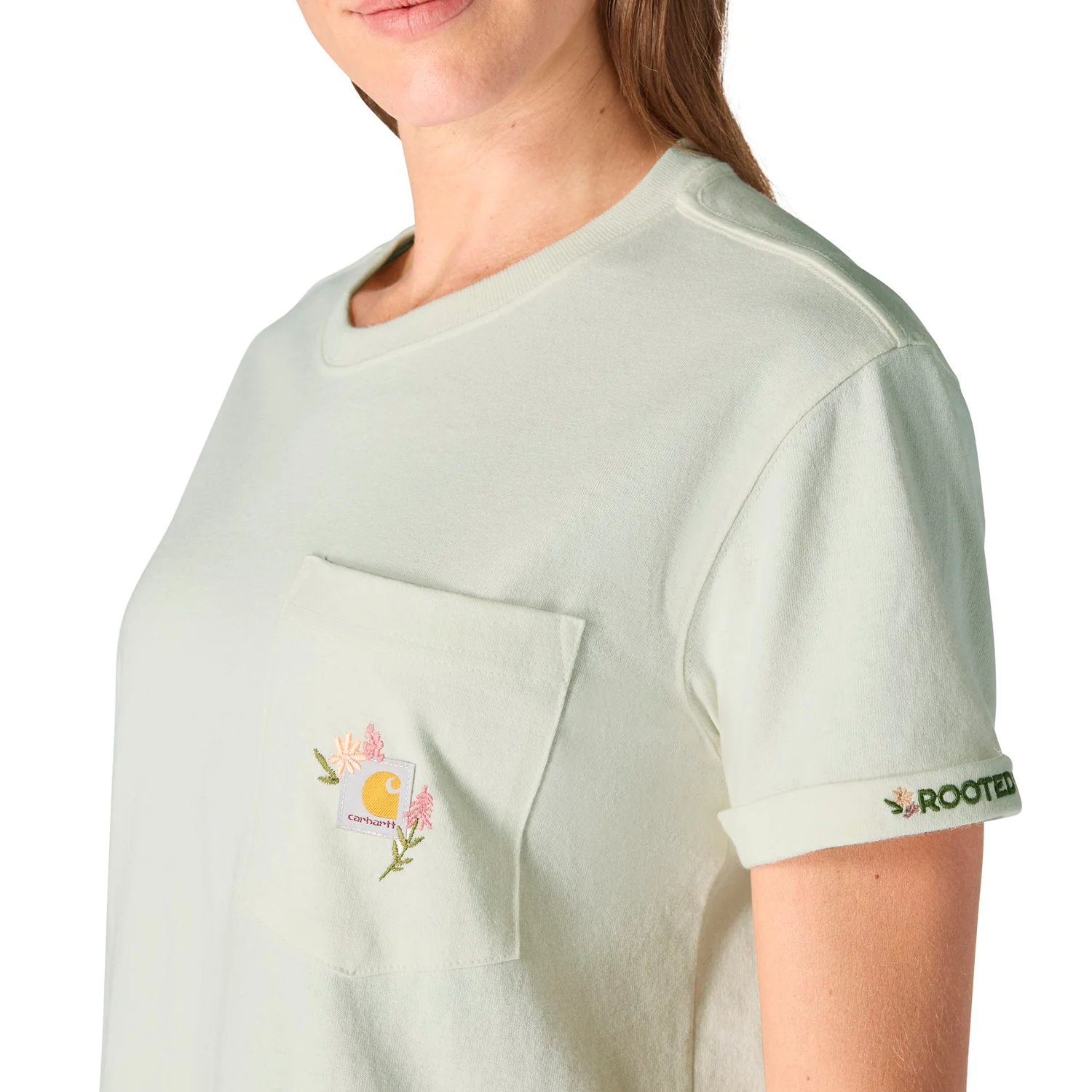 Carhartt Women's Dearborn Loose Floral Pocket T-Shirt - Image 5