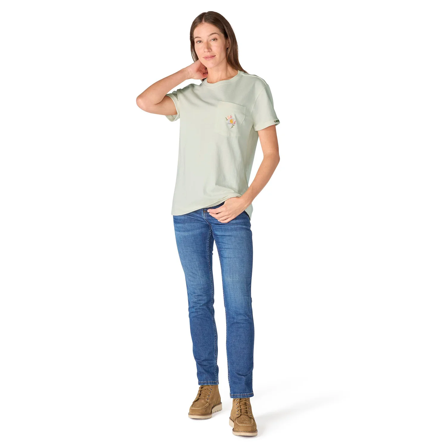 Carhartt Women's Dearborn Loose Floral Pocket T-Shirt - Image 9
