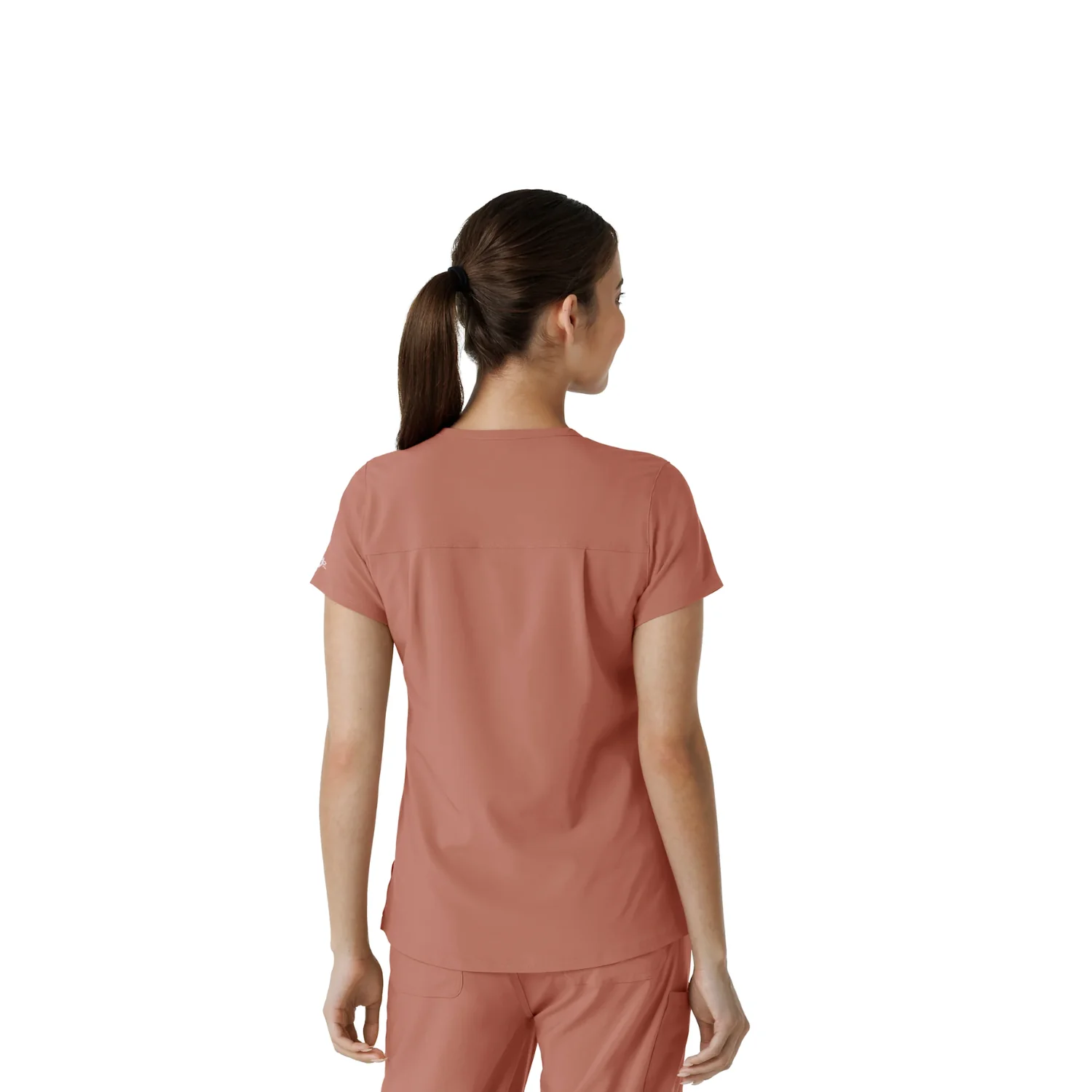 Carhartt Women's Force Cross Flex Tuck-In Scrub Top - Image 16
