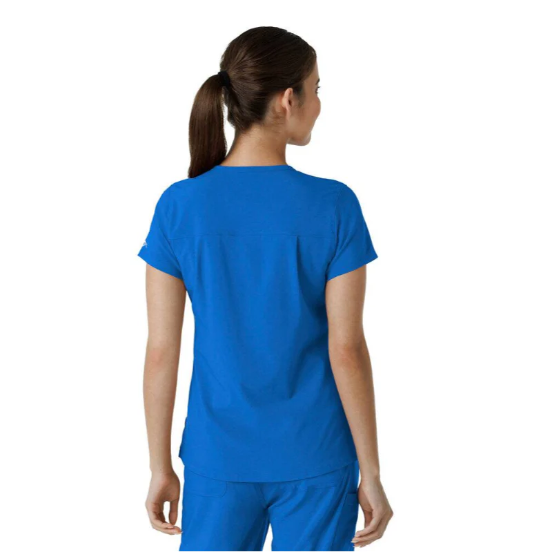 Carhartt Women's Force Cross Flex Tuck-In Scrub Top - Image 2