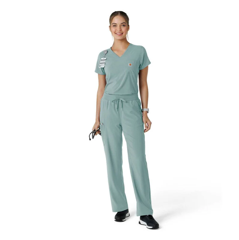 Carhartt Women's Force Cross Flex Tuck-In Scrub Top - Image 20