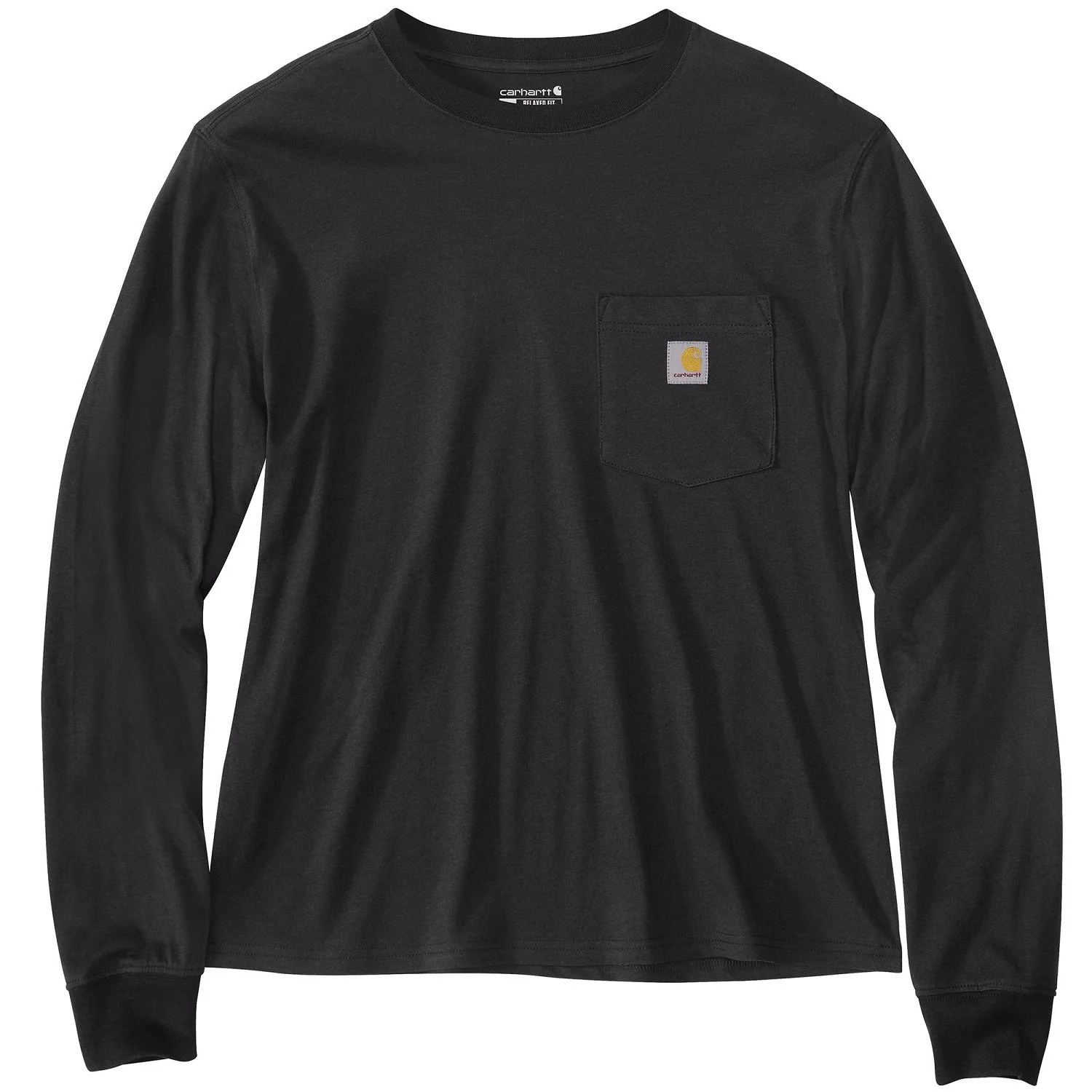 Carhartt Women's Tencel Loose Fit Lightweight Crewneck Pocket Long Sleeve T-Shirt - Image 3