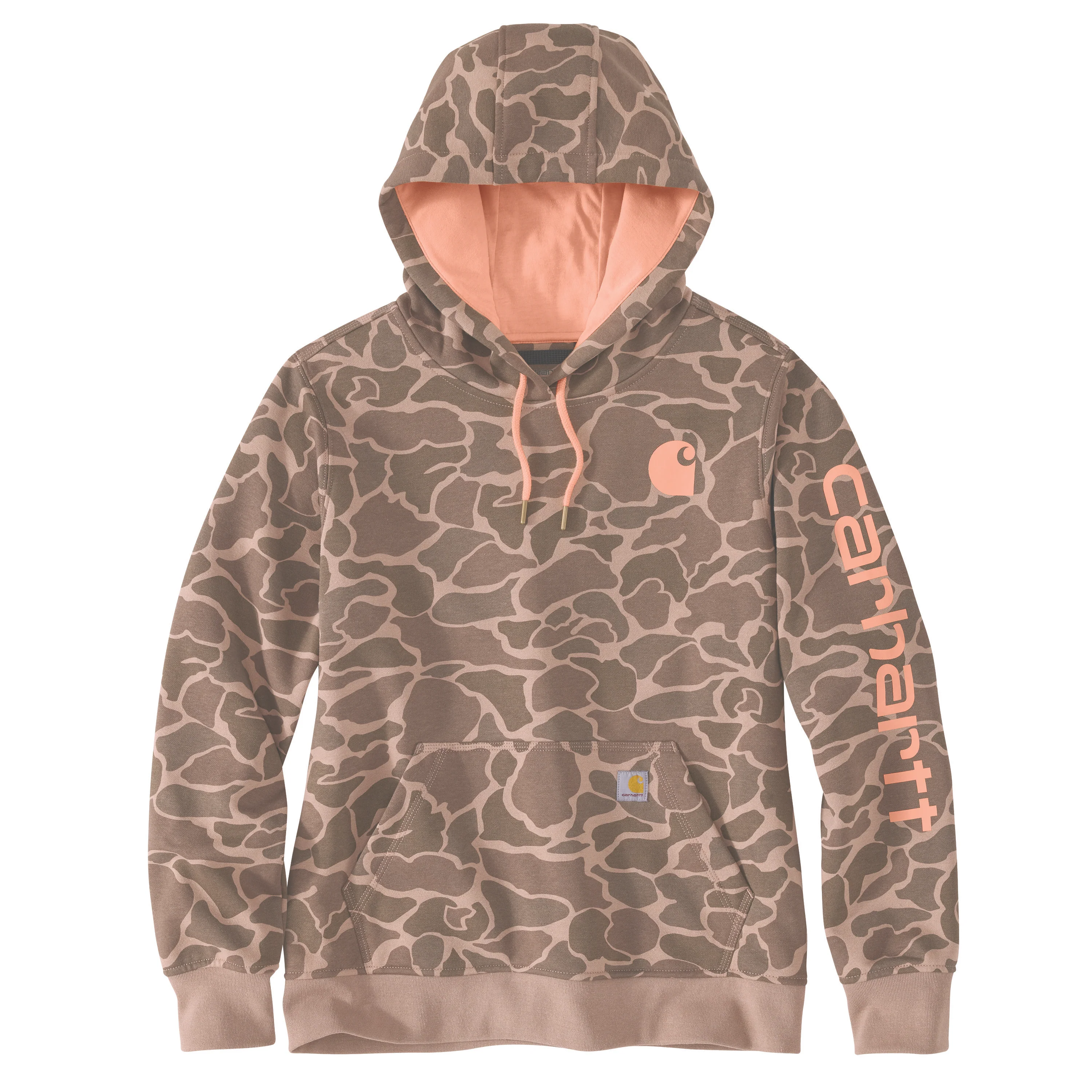 Carhartt Women's Relaxed Fit Midweight Logo Sleeve Graphic Sweatshirt - Image 10