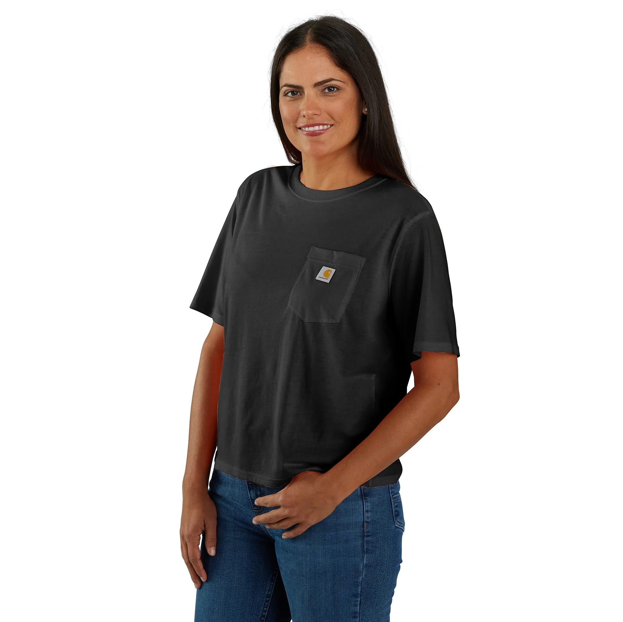 Carhartt Women's Tencel™ Loose Fit Lightweight Short Sleeve Crewneck T-Shirt - Image 3