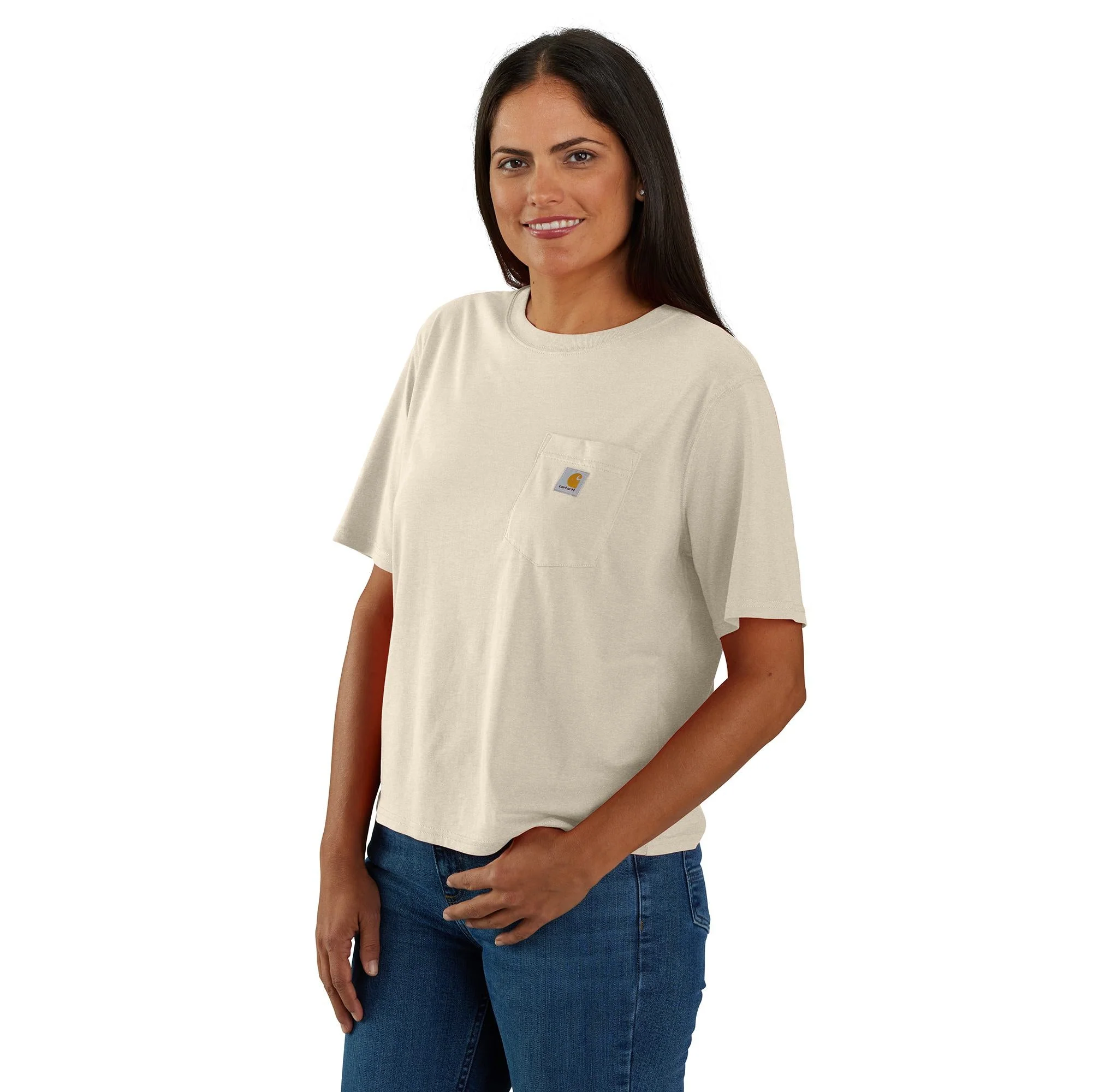 Carhartt Women's Tencel™ Loose Fit Lightweight Short Sleeve Crewneck T-Shirt - Image 7