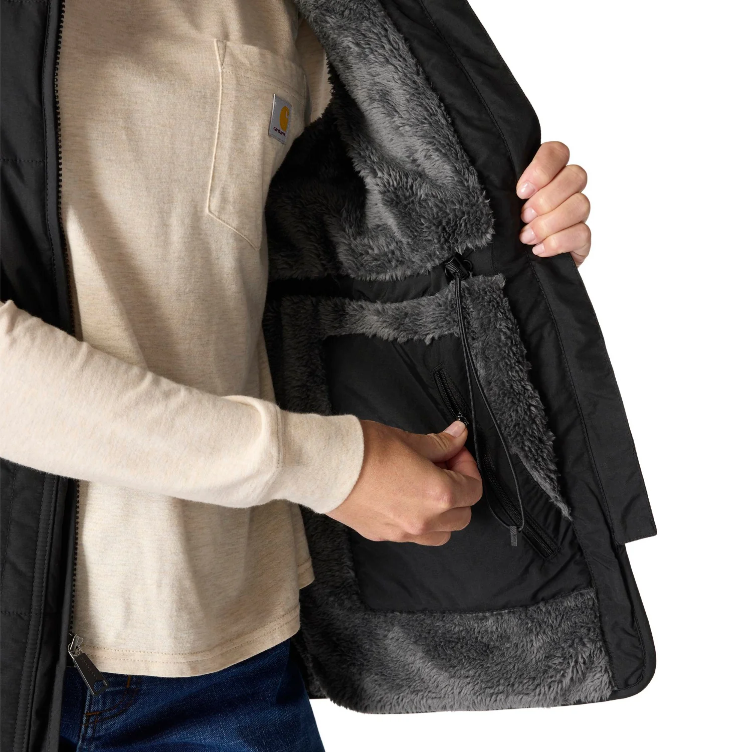 Carhartt Women's Rain Defender Mock-Neck Vest - Image 5