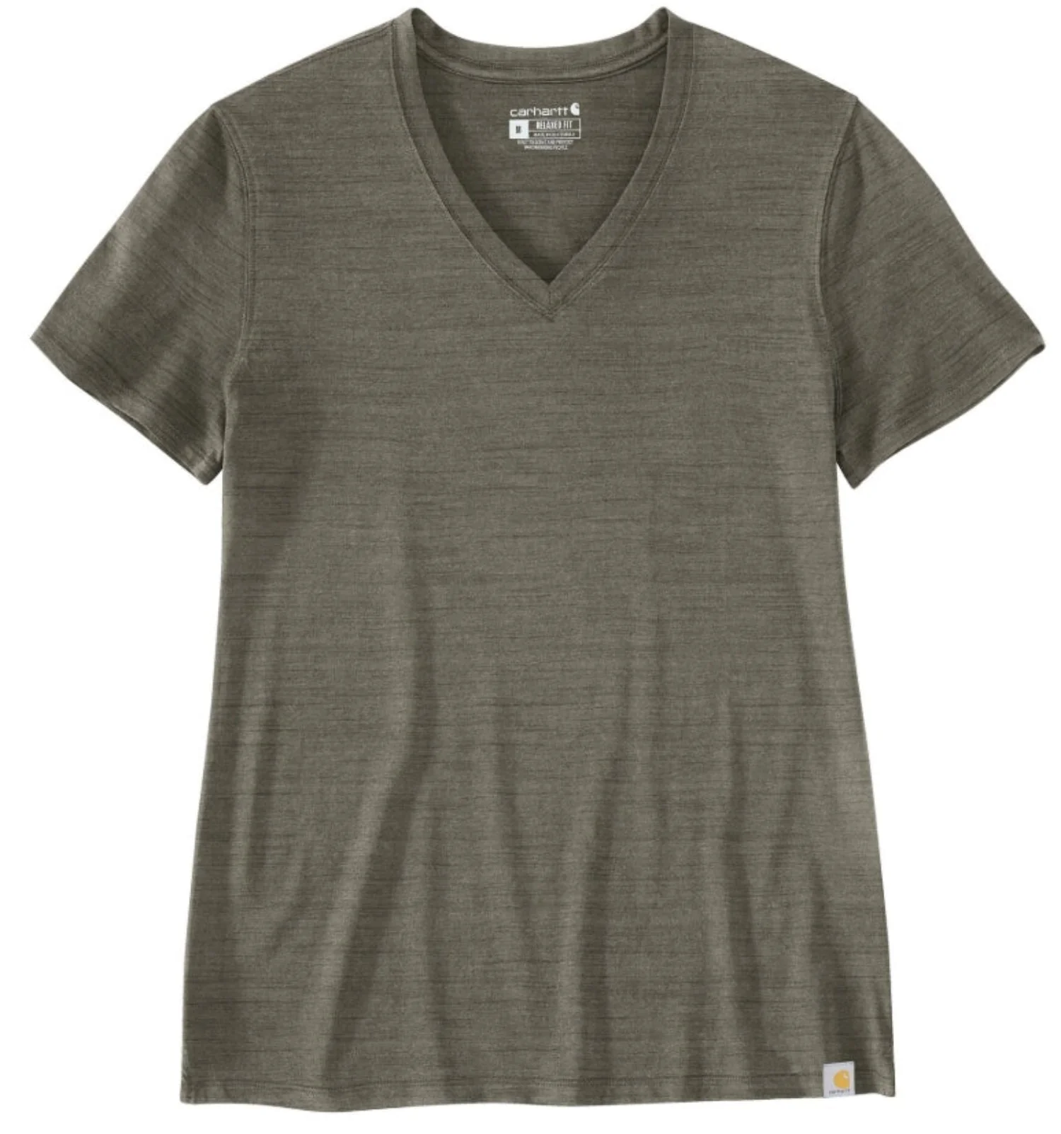 Carhartt Women's TENCEL Relaxed Fit Short Sleeve V-Neck T-Shirt - Image 2