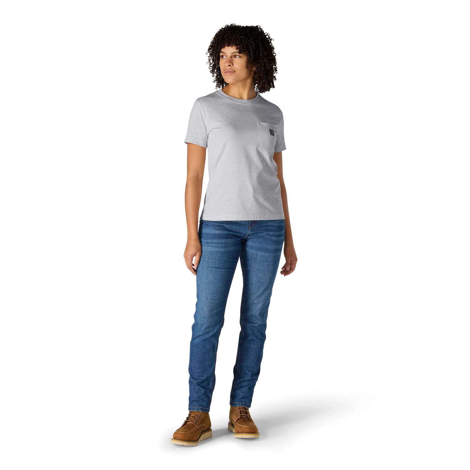 Carhartt Women's Relaxed Fit Lightweight Chest Pocket Short Sleeve T-Shirt - Image 14