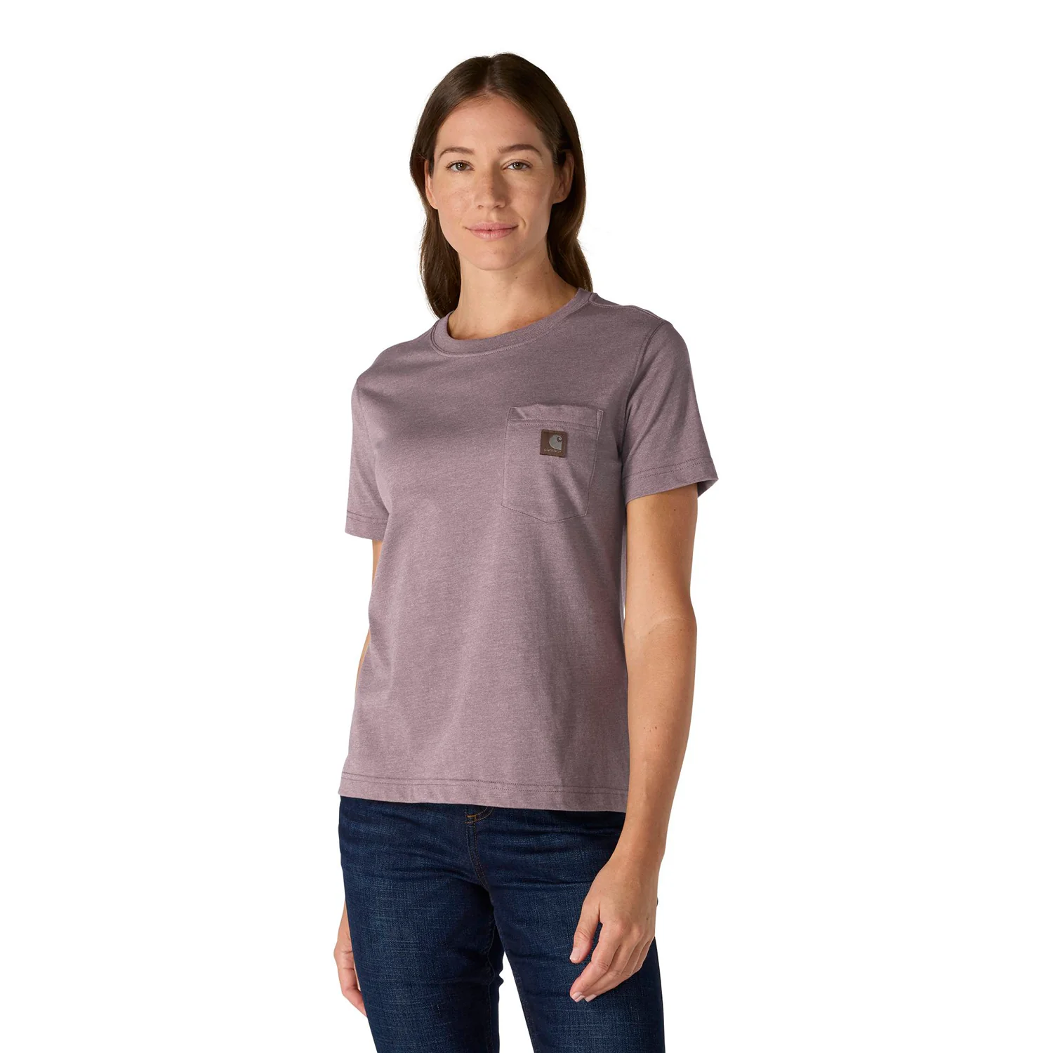 Carhartt Women's Relaxed Fit Lightweight Chest Pocket Short Sleeve T-Shirt - Image 16