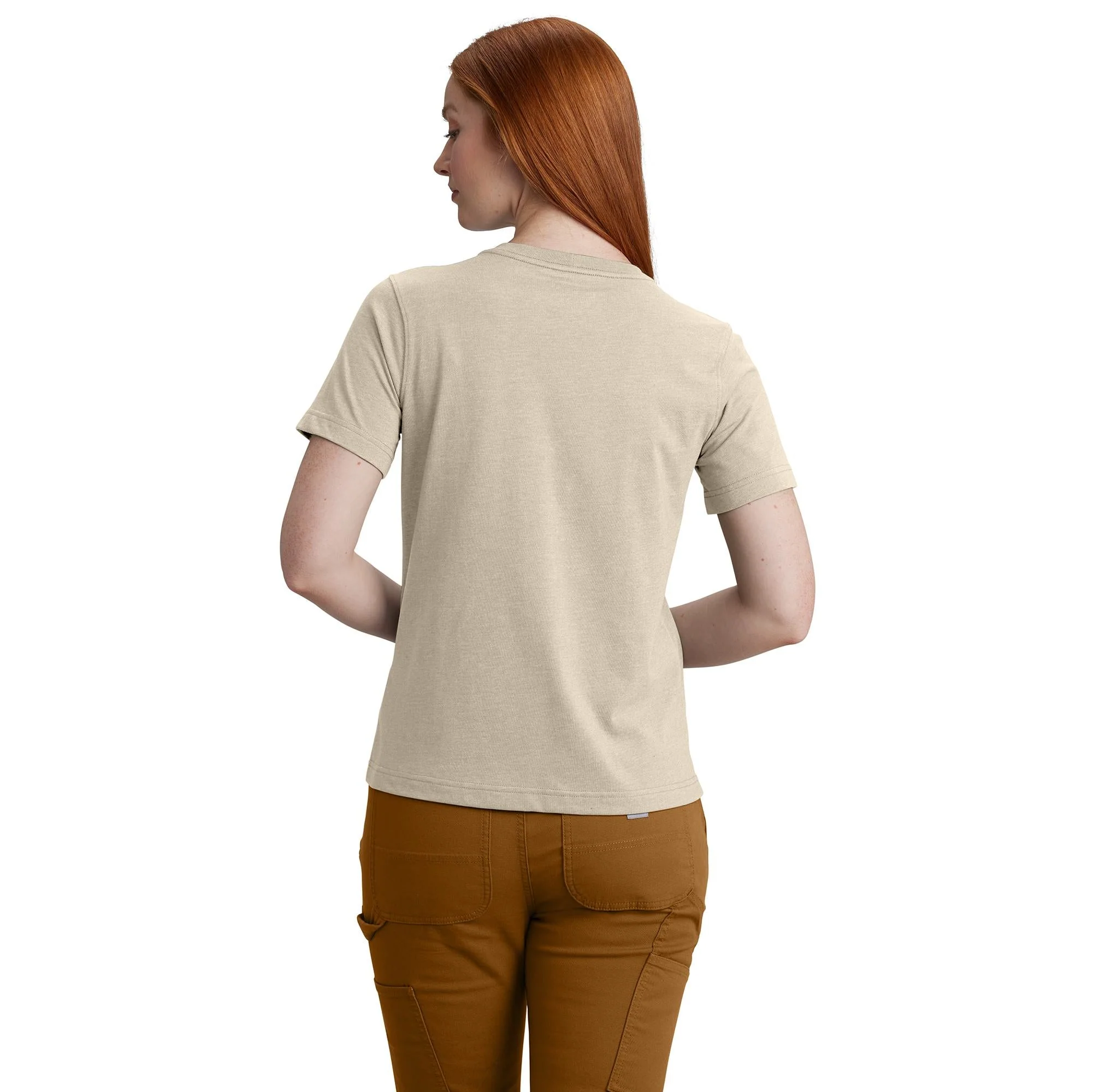 Carhartt Women's Relaxed Fit Lightweight Chest Pocket Short Sleeve T-Shirt - Image 2