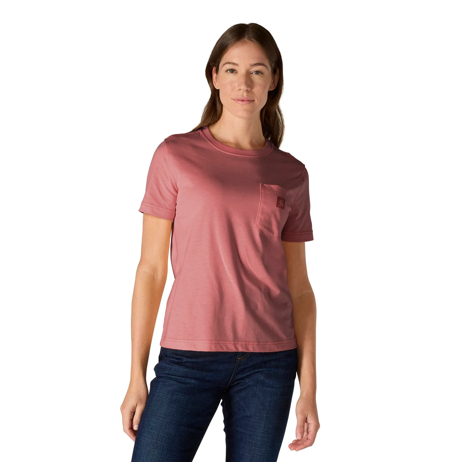 Carhartt Women's Relaxed Fit Lightweight Chest Pocket Short Sleeve T-Shirt - Image 23