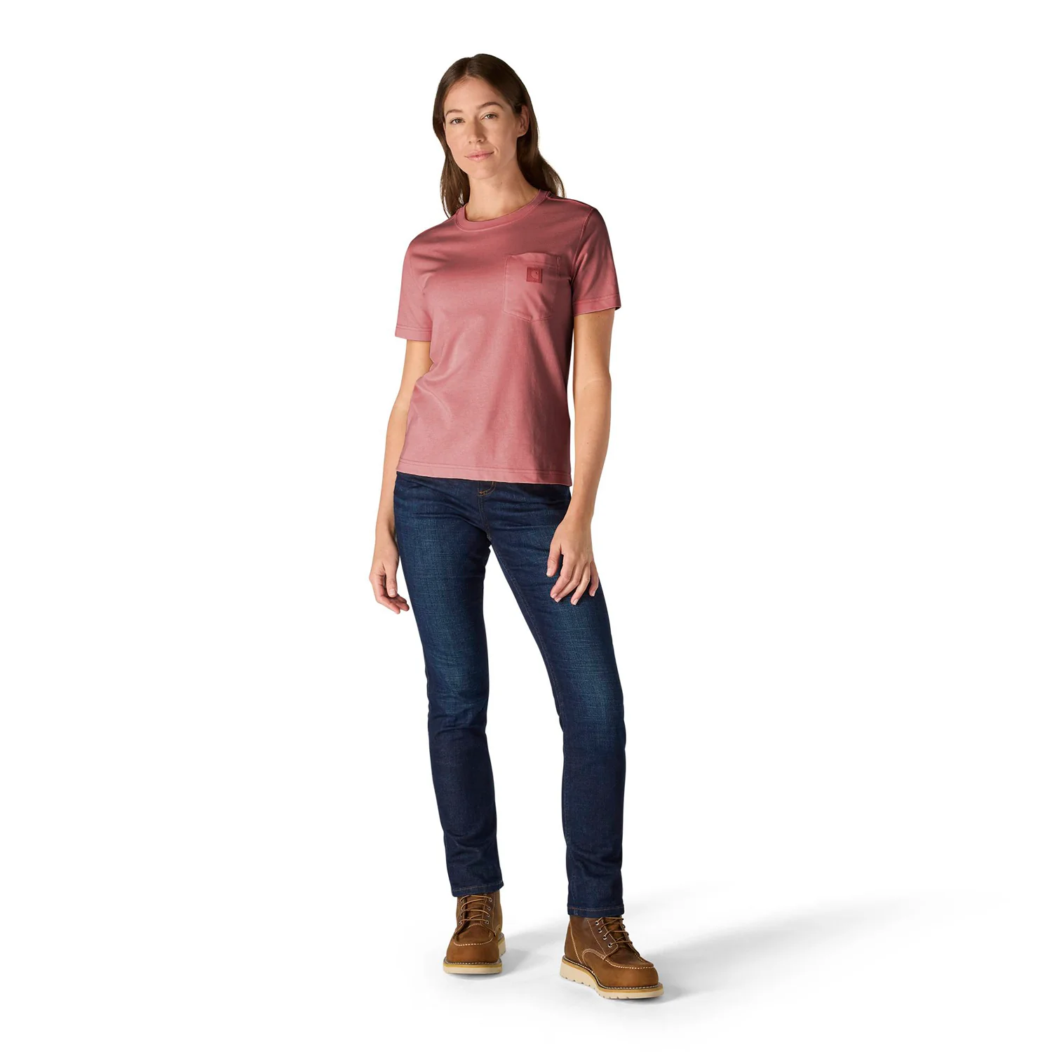 Carhartt Women's Relaxed Fit Lightweight Chest Pocket Short Sleeve T-Shirt - Image 27