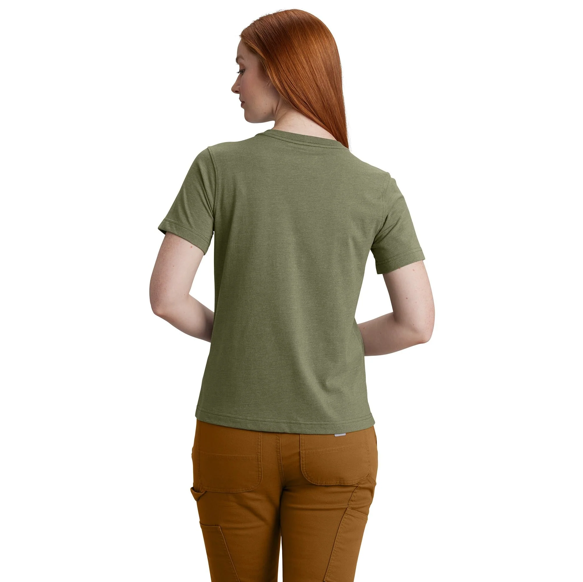 Carhartt Women's Relaxed Fit Lightweight Chest Pocket Short Sleeve T-Shirt - Image 5