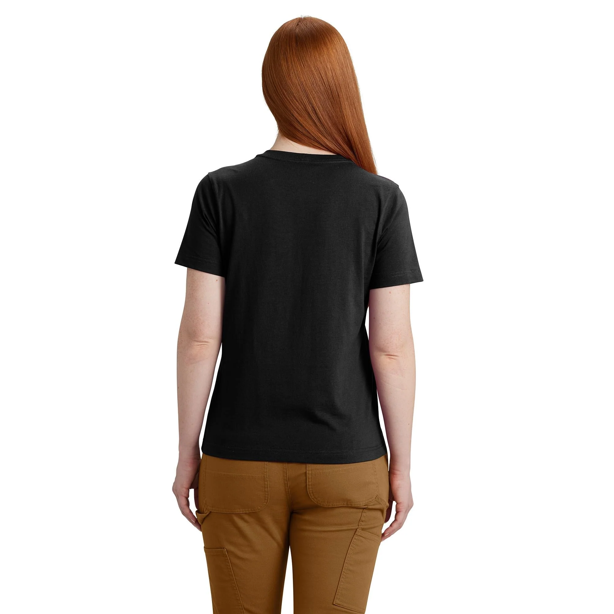 Carhartt Women's Relaxed Fit Lightweight Chest Pocket Short Sleeve T-Shirt - Image 8