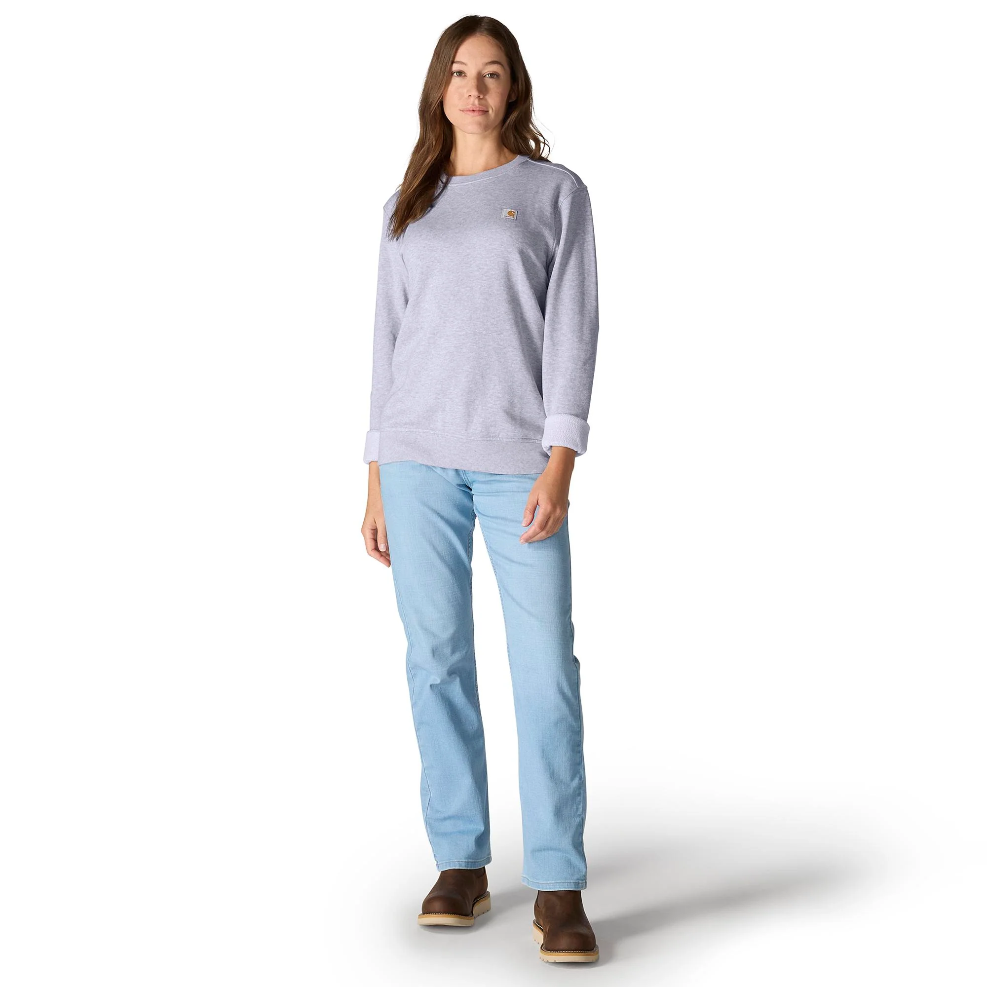 Carhartt Women's Relaxed Fit French Terry Crewneck Sweatshirt - Image 21