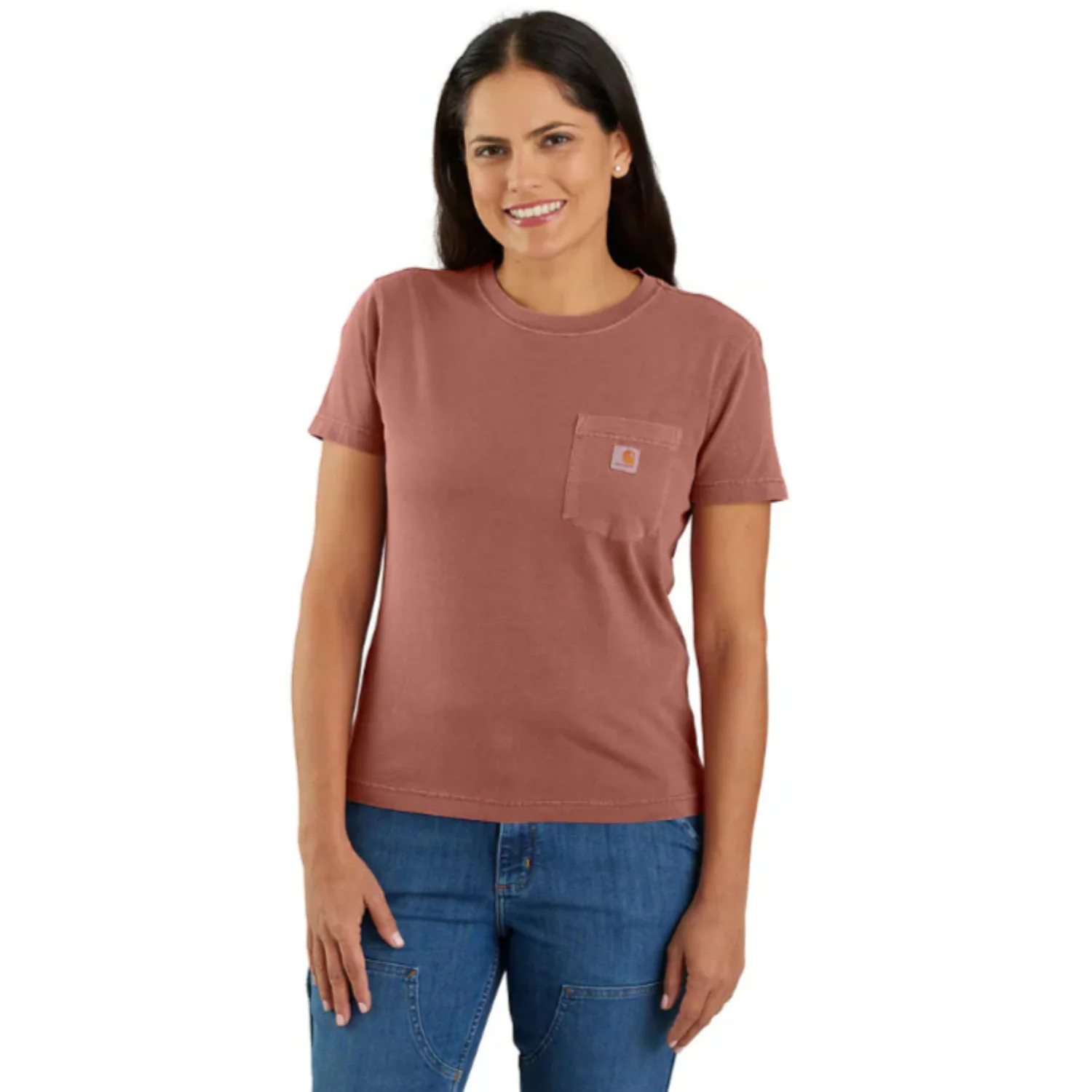 Carhartt Women's Re-Engineered Garment Dyed Pocket Short Sleeve T-Shirt - Image 3