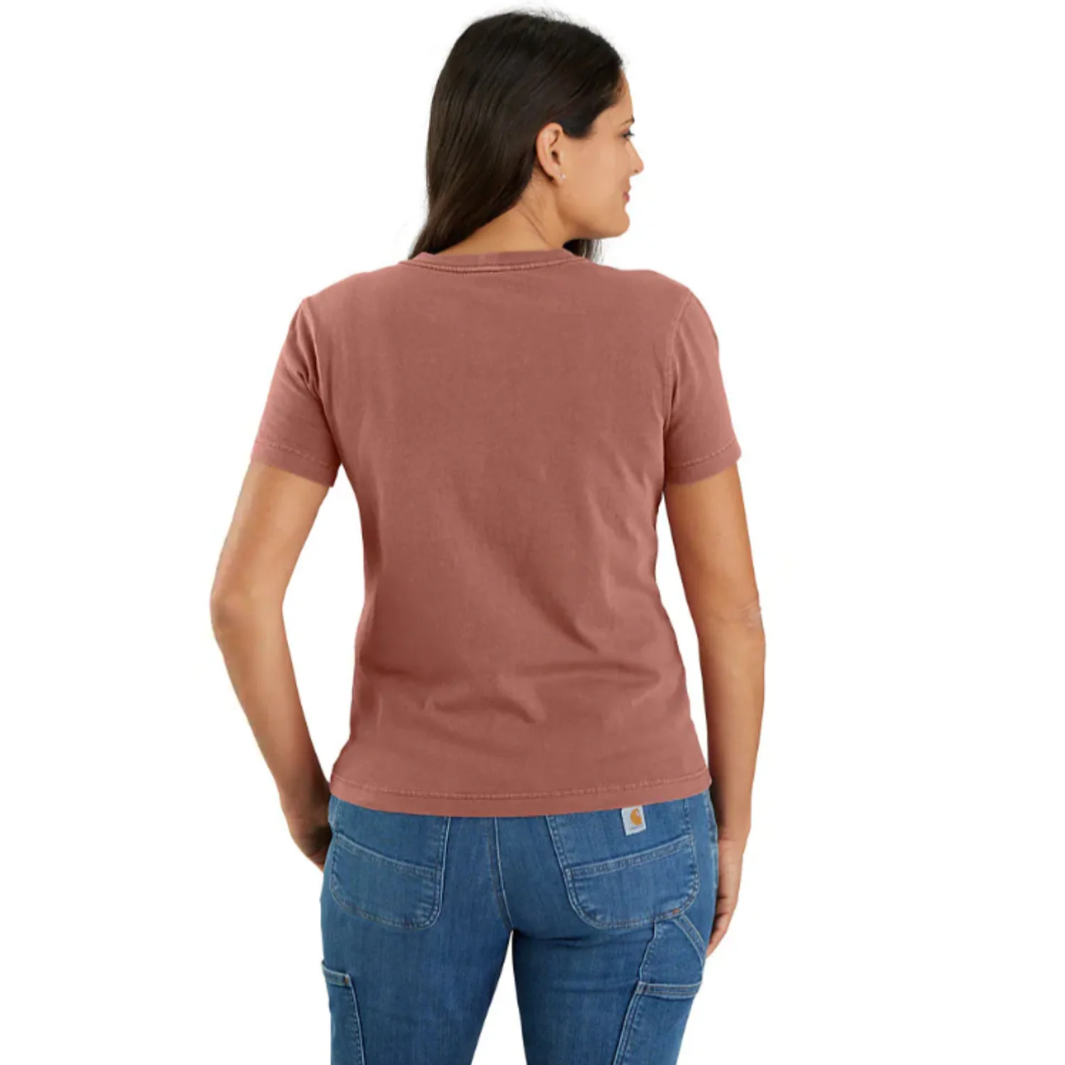 Carhartt Women's Re-Engineered Garment Dyed Pocket Short Sleeve T-Shirt - Image 4