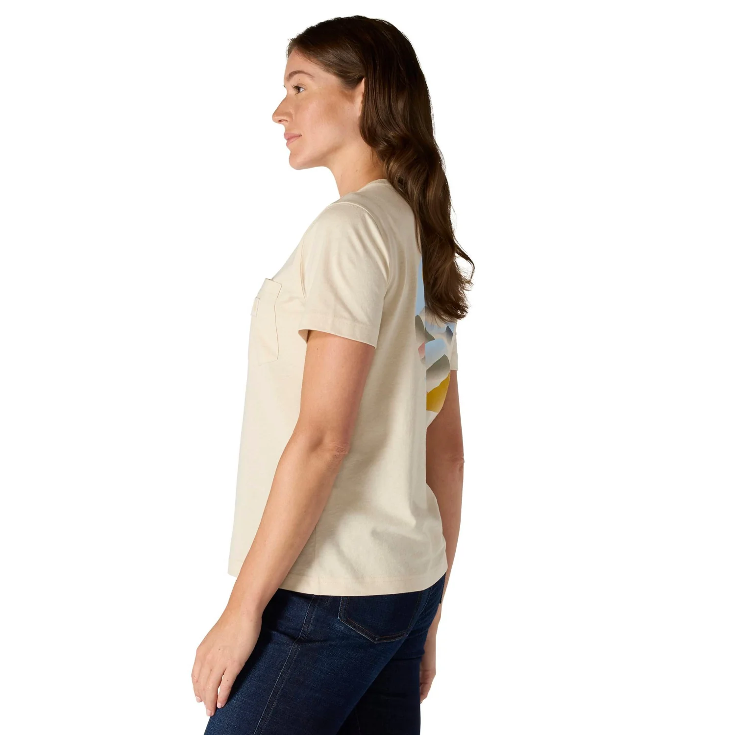 Carhartt Women's Relaxed Fit Short Sleeve Pocket Graphic-C Tee - Image 3