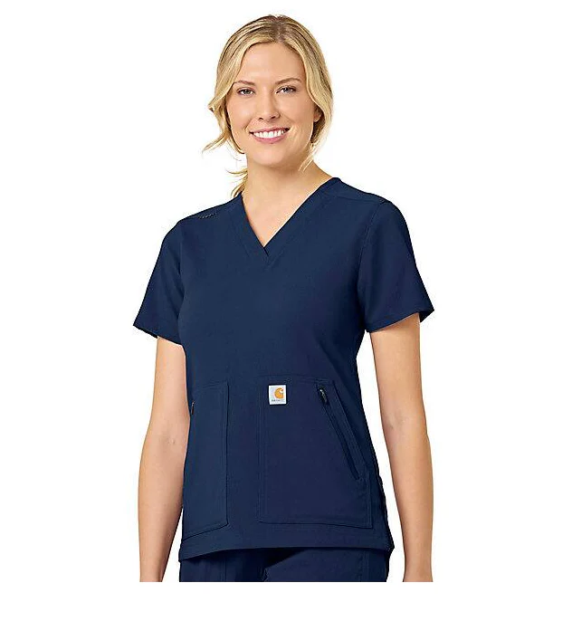 Carhartt Women's Rugged Flex® 4 Pocket V-Neck Scrub Top - Image 3