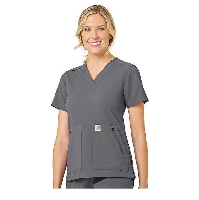 Carhartt Women's Rugged Flex® 4 Pocket V-Neck Scrub Top - Image 4