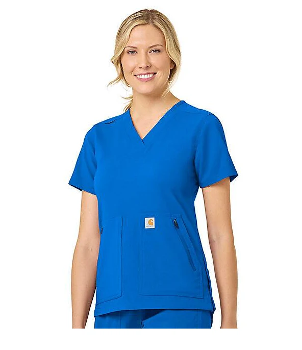Carhartt Women's Rugged Flex® 4 Pocket V-Neck Scrub Top - Image 6