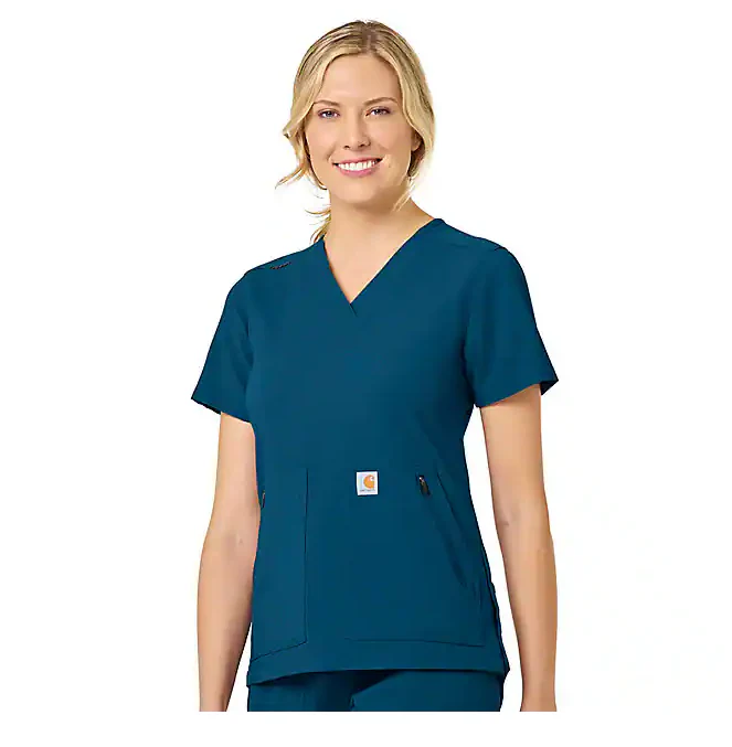 Carhartt Women's Rugged Flex® 4 Pocket V-Neck Scrub Top - Image 8